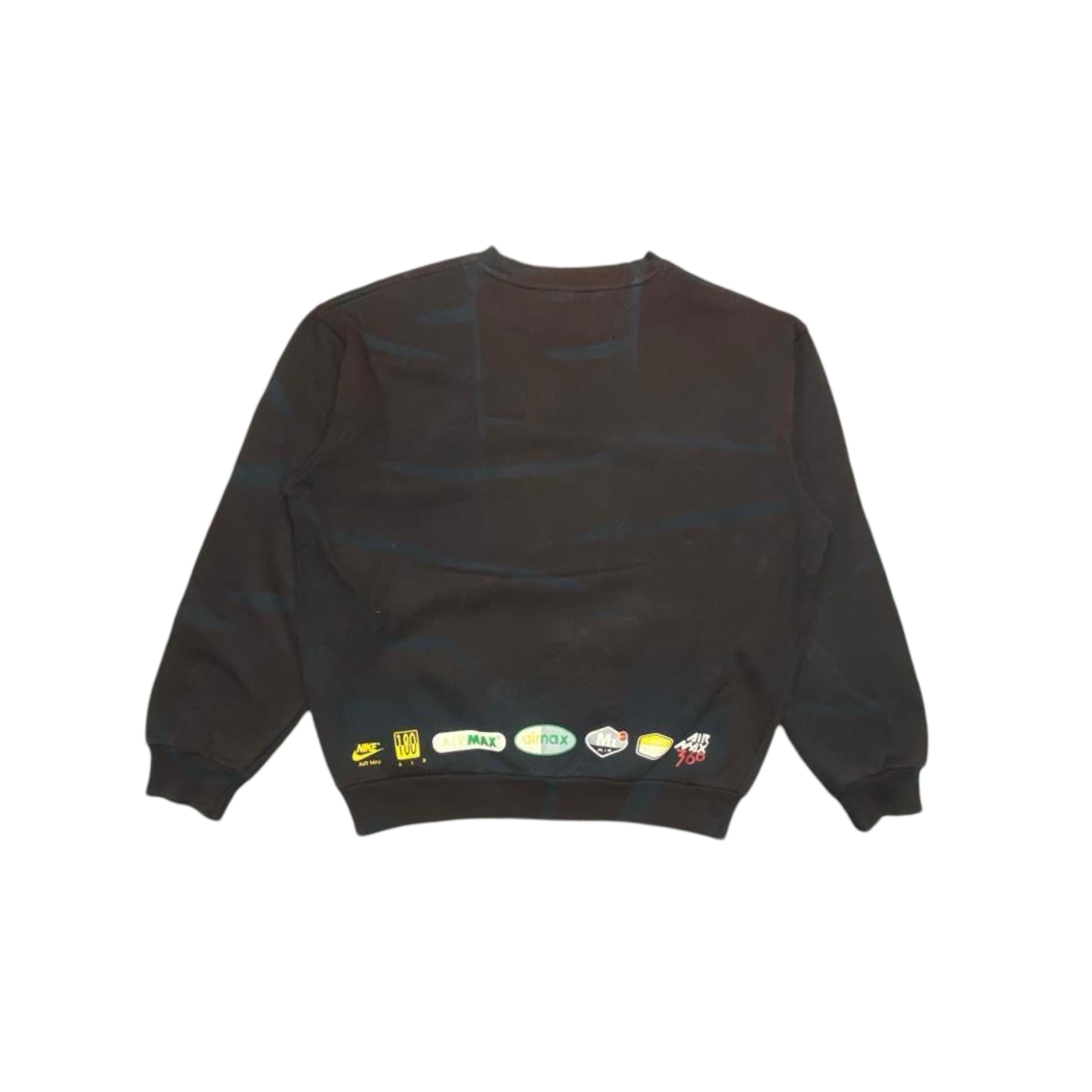 Nike Tie-Dye Sweatshirt with Neon Accents | Medium