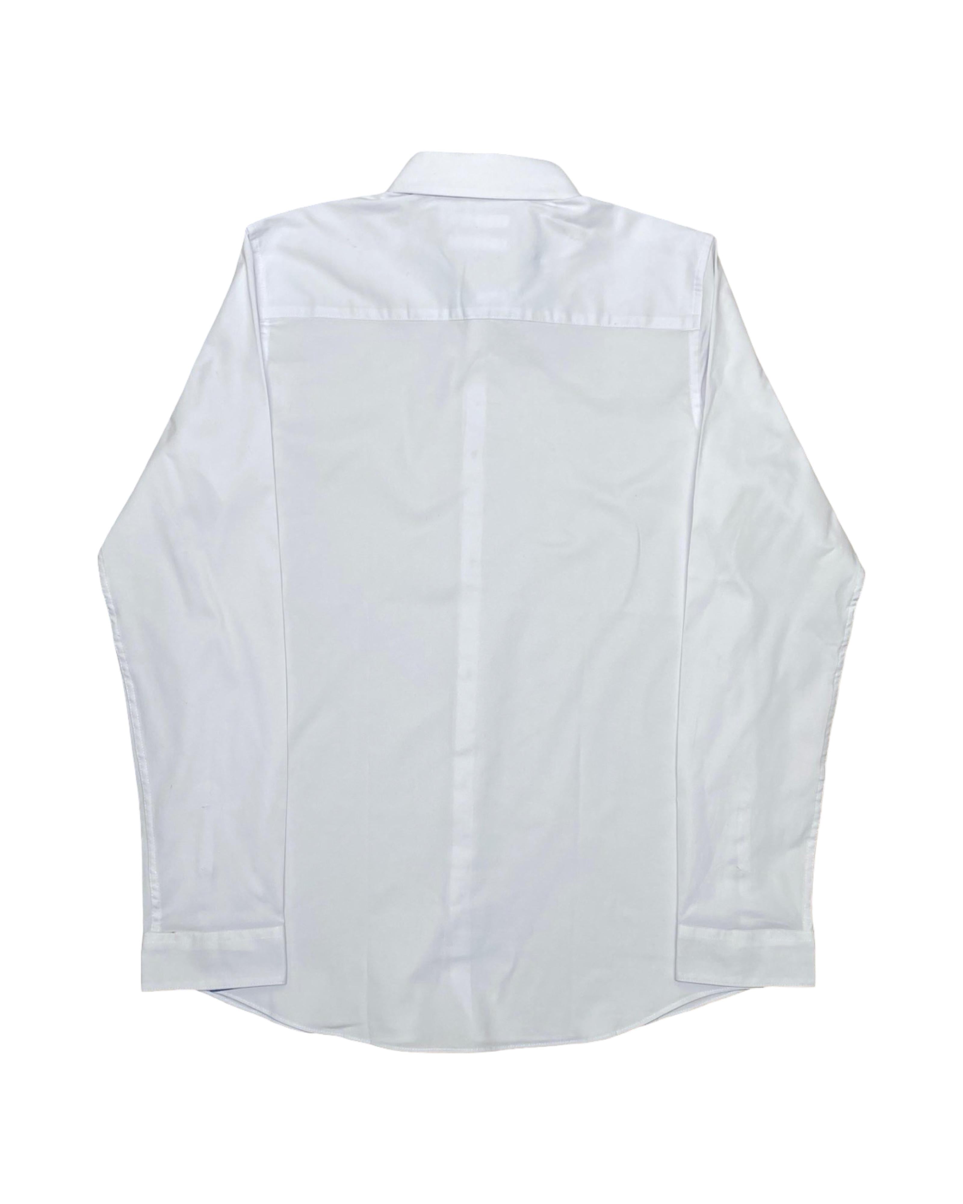 Next White Shirt with Contrast Collar | Small | Chest 19”