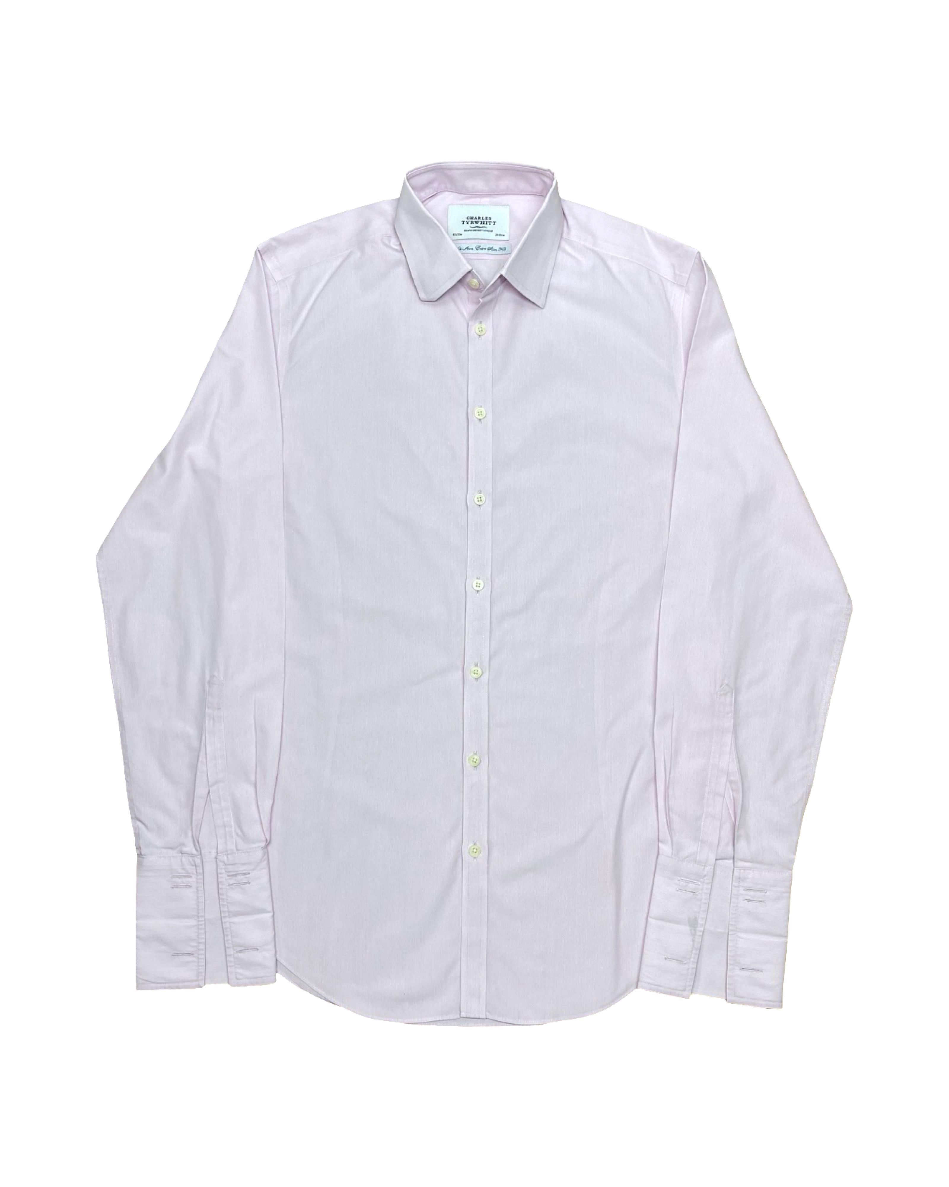 Charles Tyrwhitt Pink Formal Shirt | Medium | Chest 21”