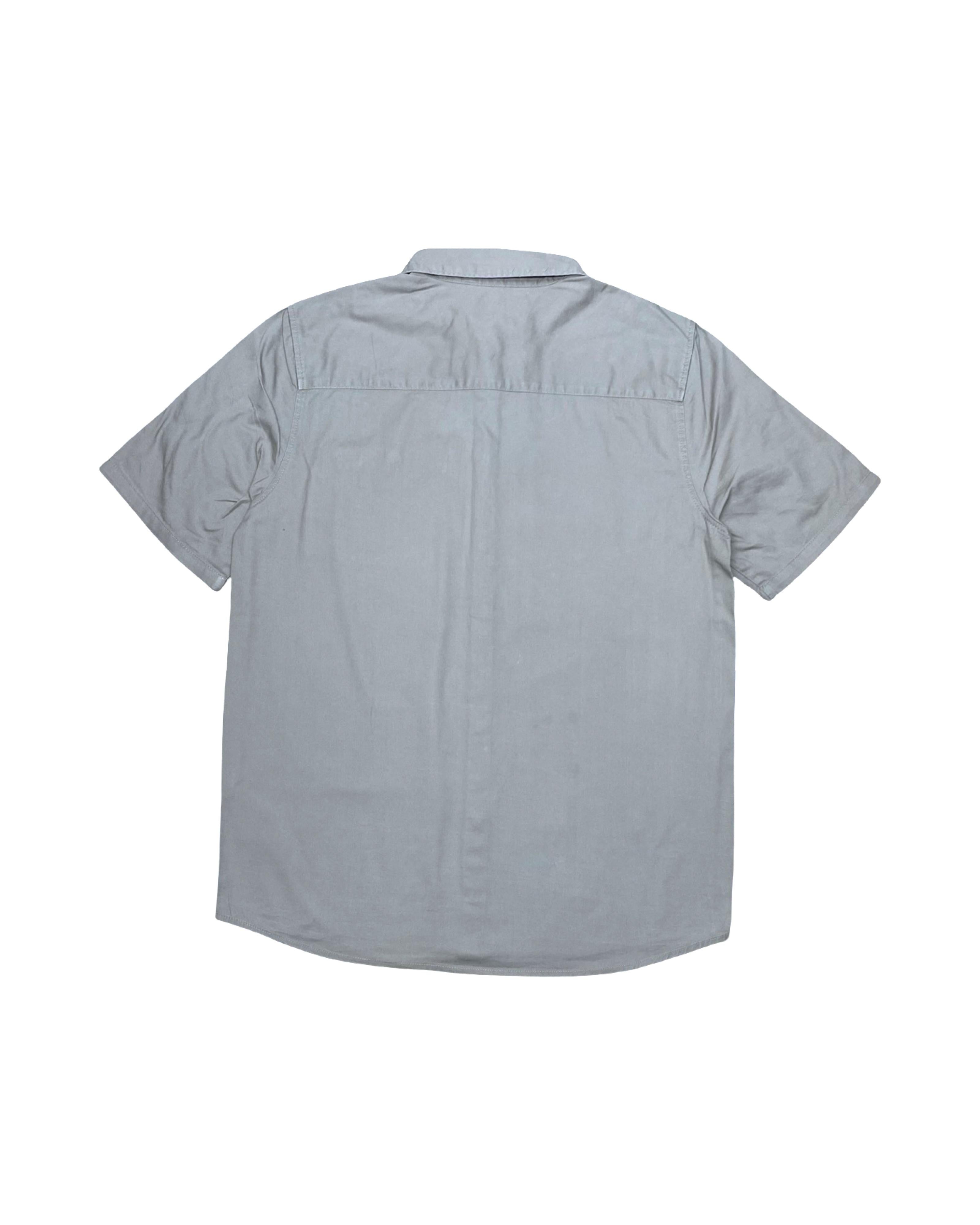 H&M Gray Short-Sleeve Shirt | Small | Chest 19.5”