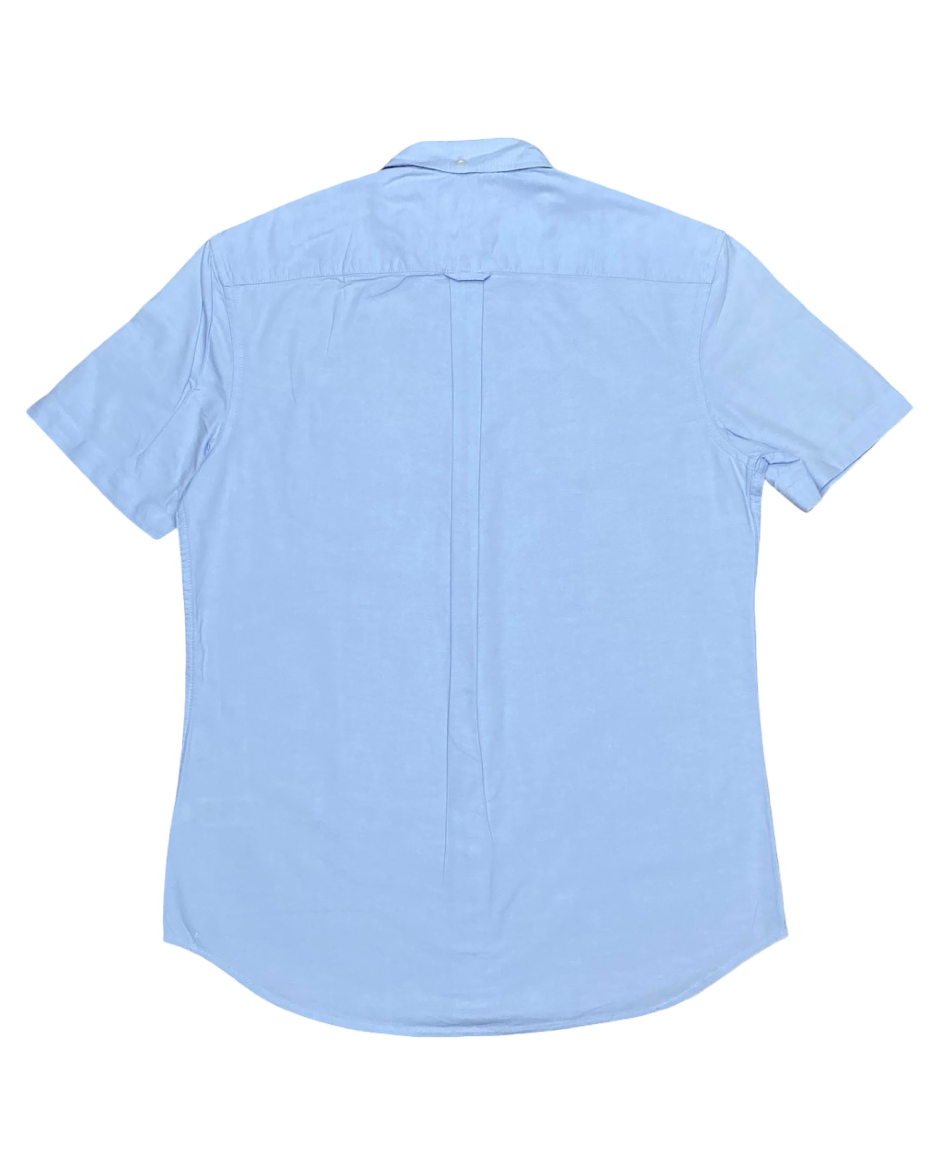 M&S Collection Light Blue Short Sleeve Shirt | Small | Chest 20.5”