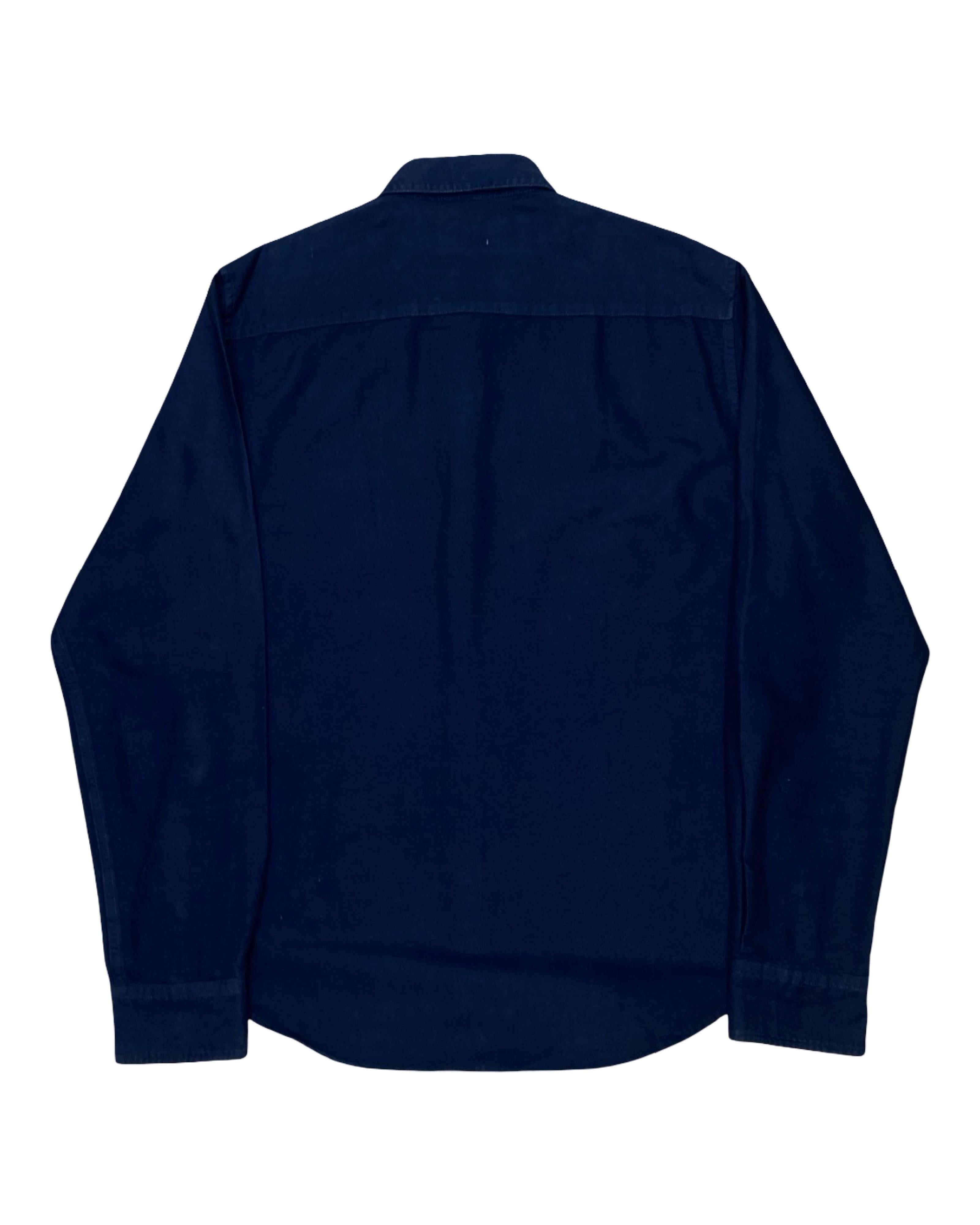 Only & Sons Navy Slim Fit Shirt | Medium | Chest 21.5”