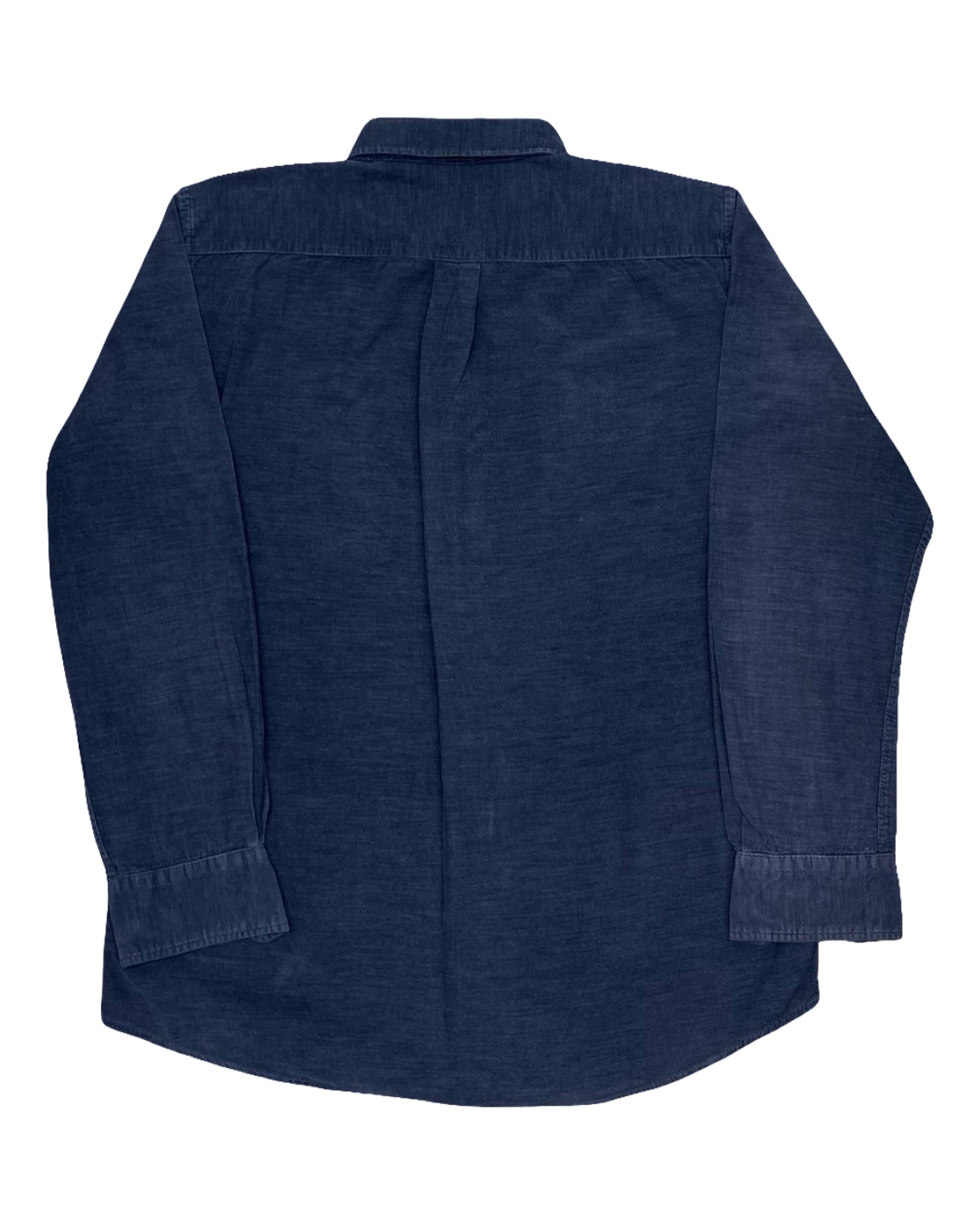 Uniqlo Navy Corduroy Shirt | Medium | Chest 21.5”