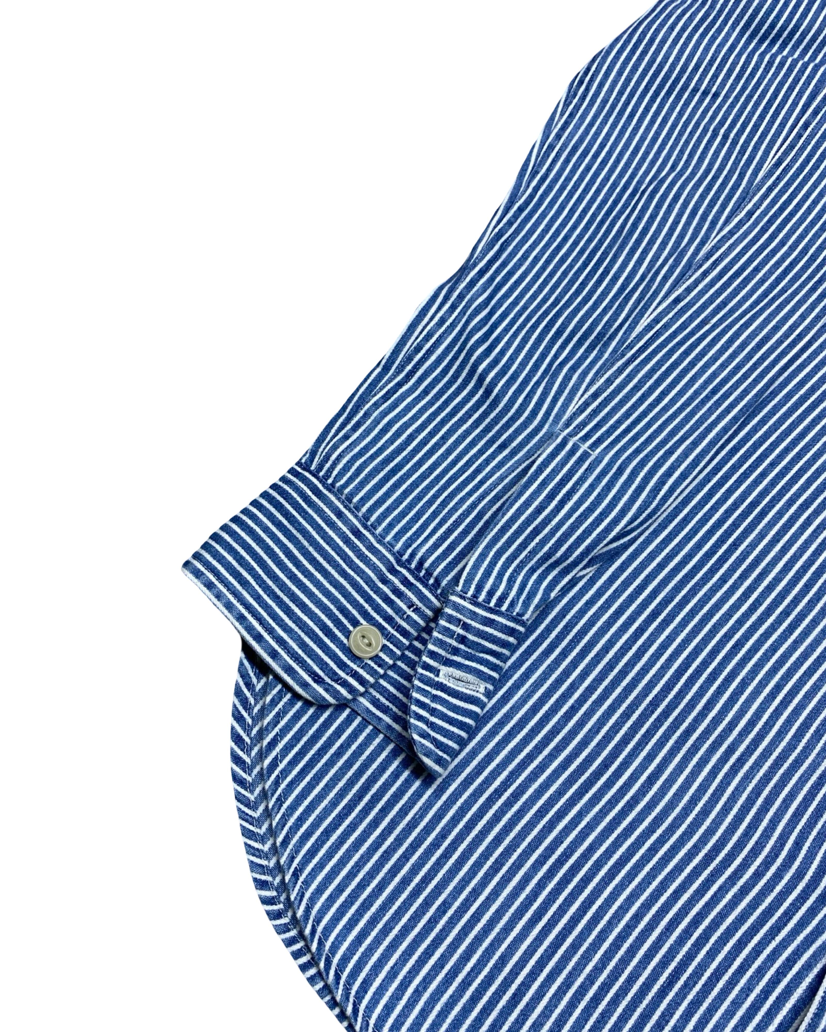 Uniqlo Striped Oxford Shirt | Medium | Chest 21”