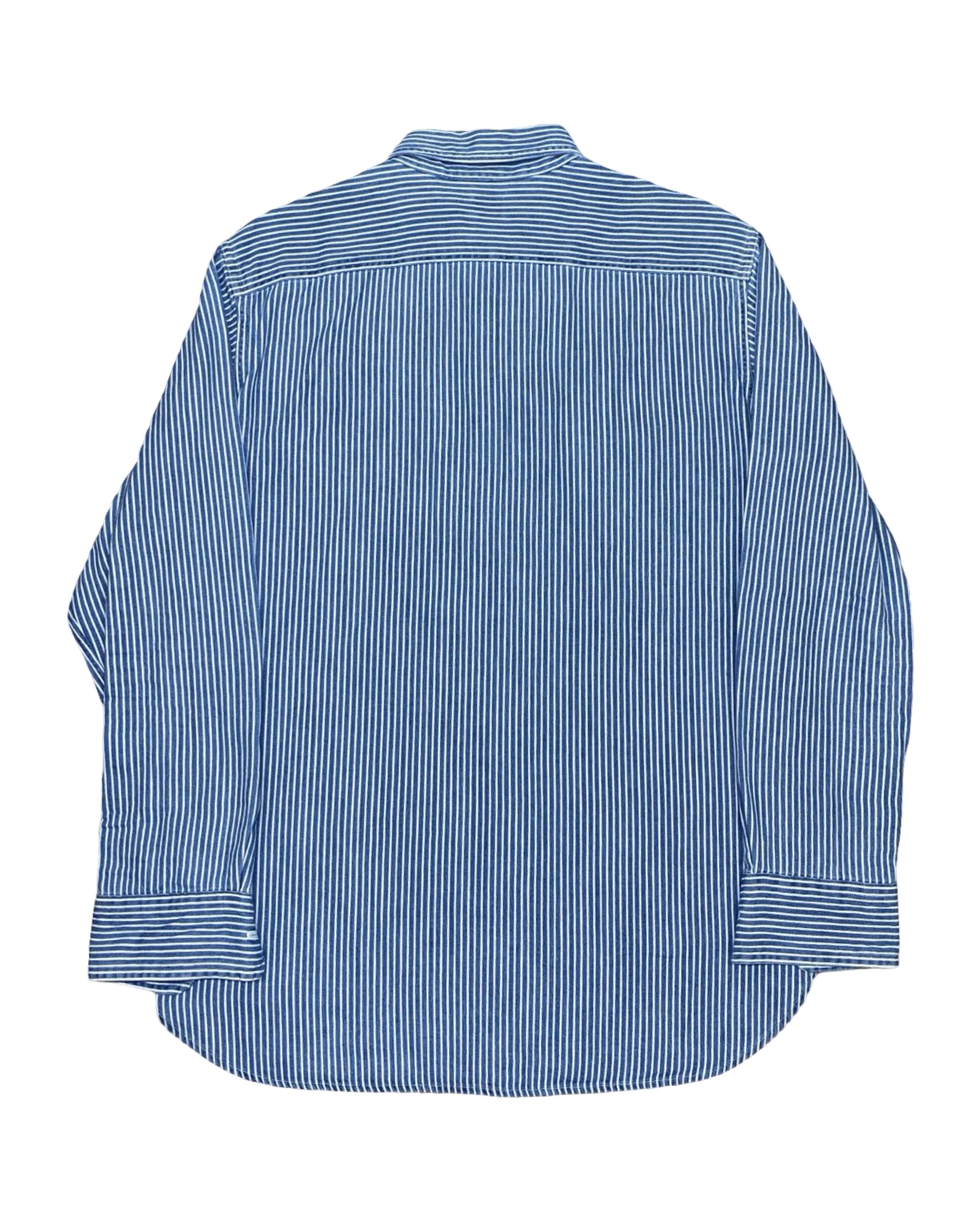 Uniqlo Striped Oxford Shirt | Medium | Chest 21”