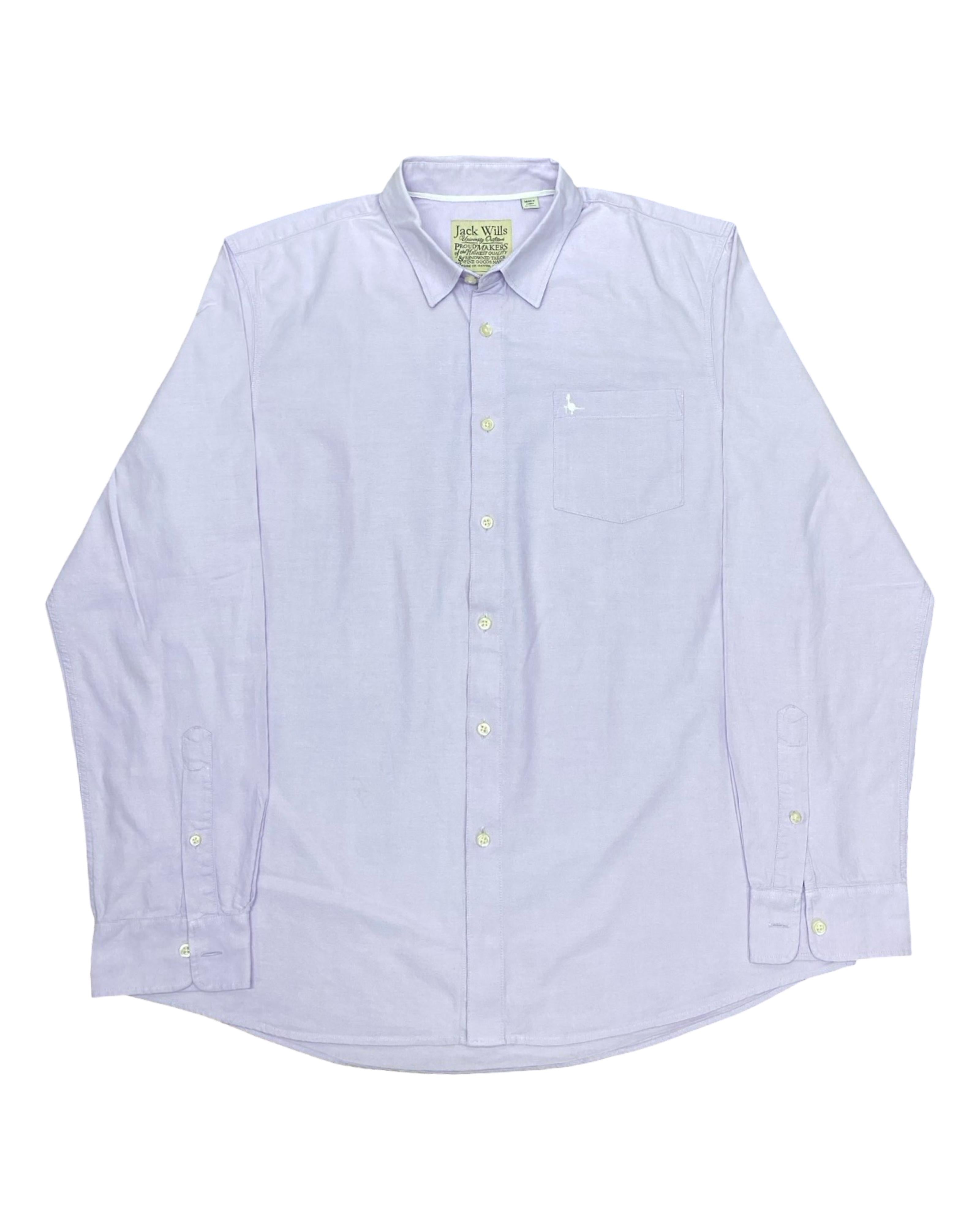 Jack Wills Lilac Oxford Shirt | XL | Chest 24”