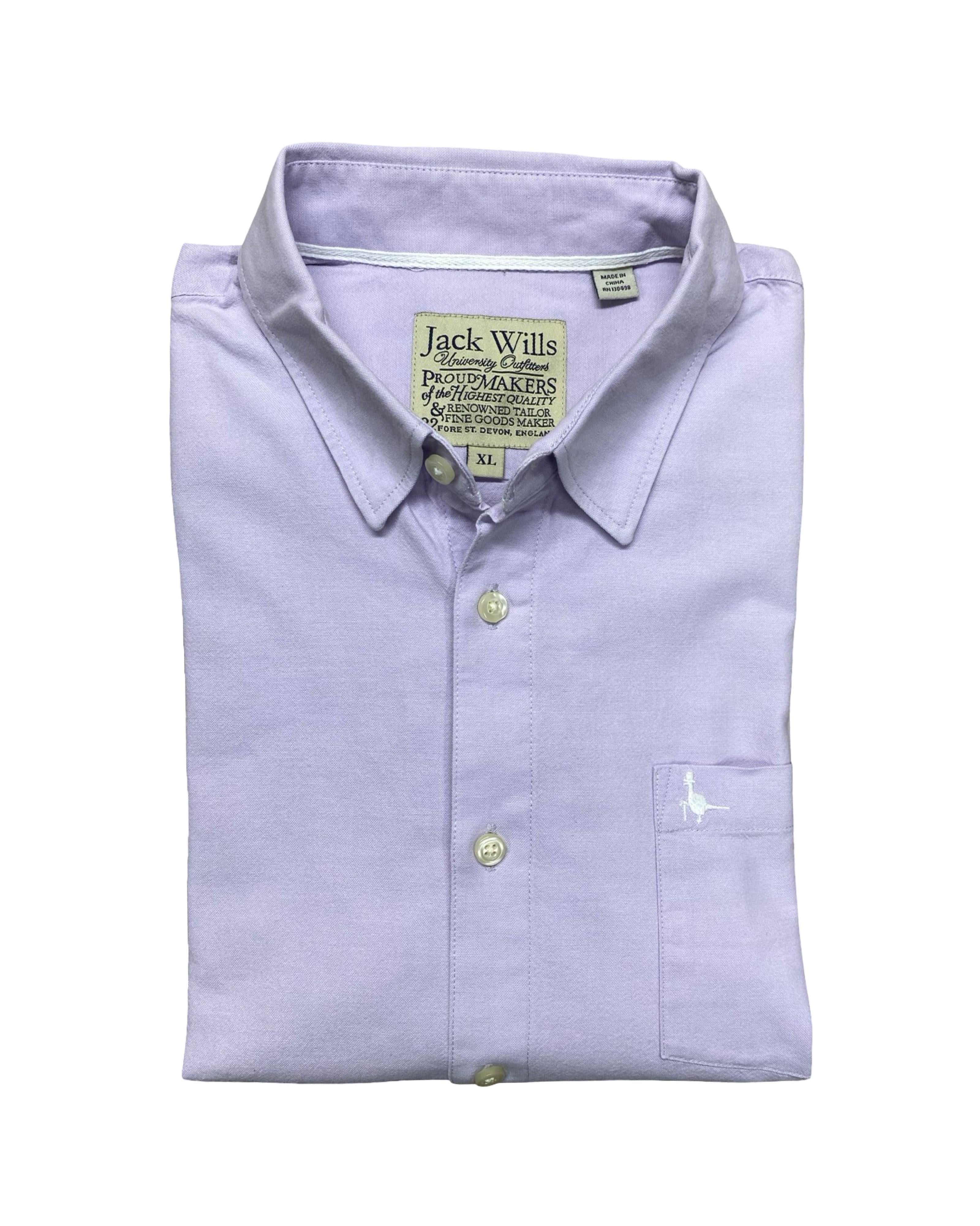 Jack Wills Lilac Oxford Shirt | XL | Chest 24”
