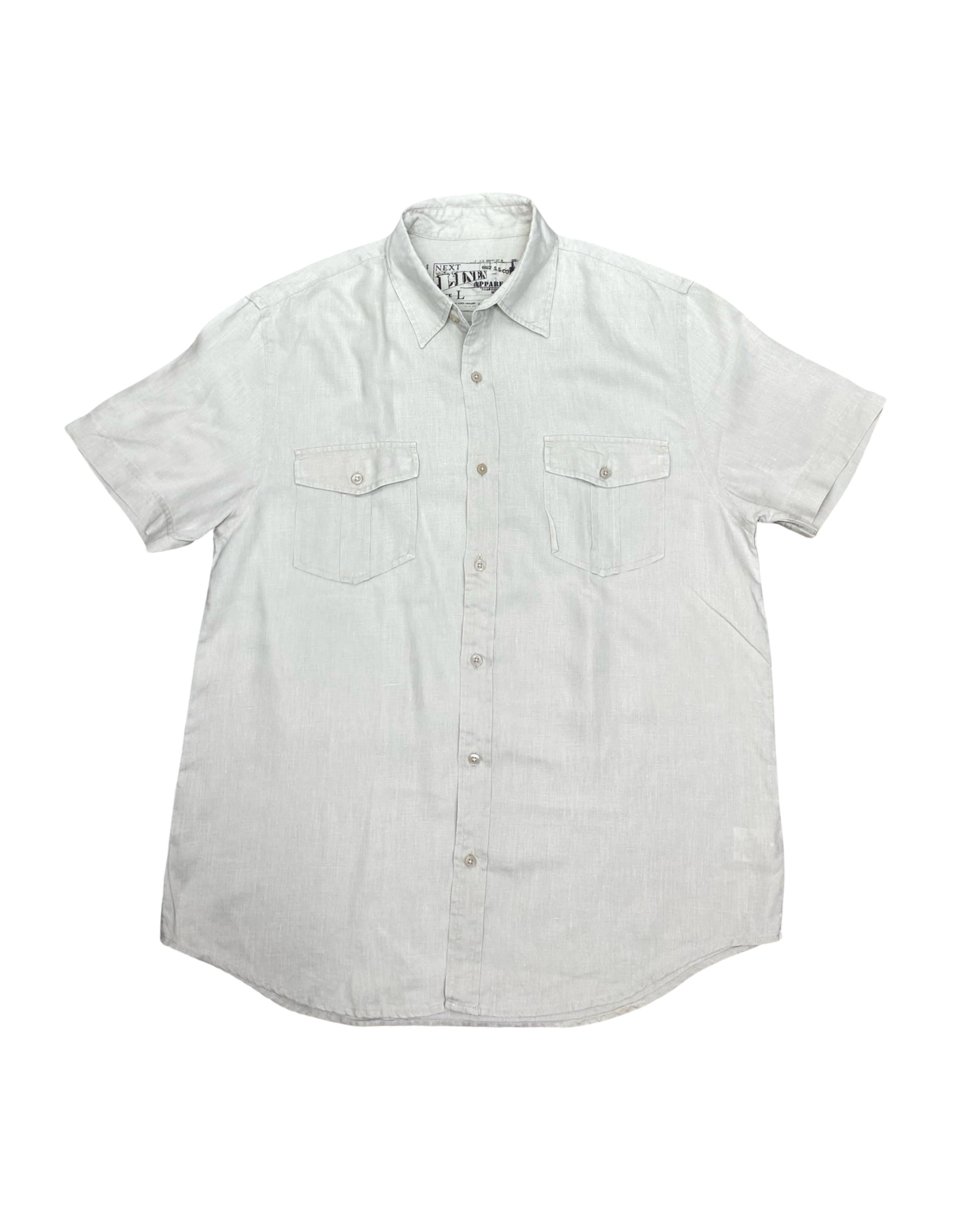 Next Linen Shirt | Size L | Chest 23.5”