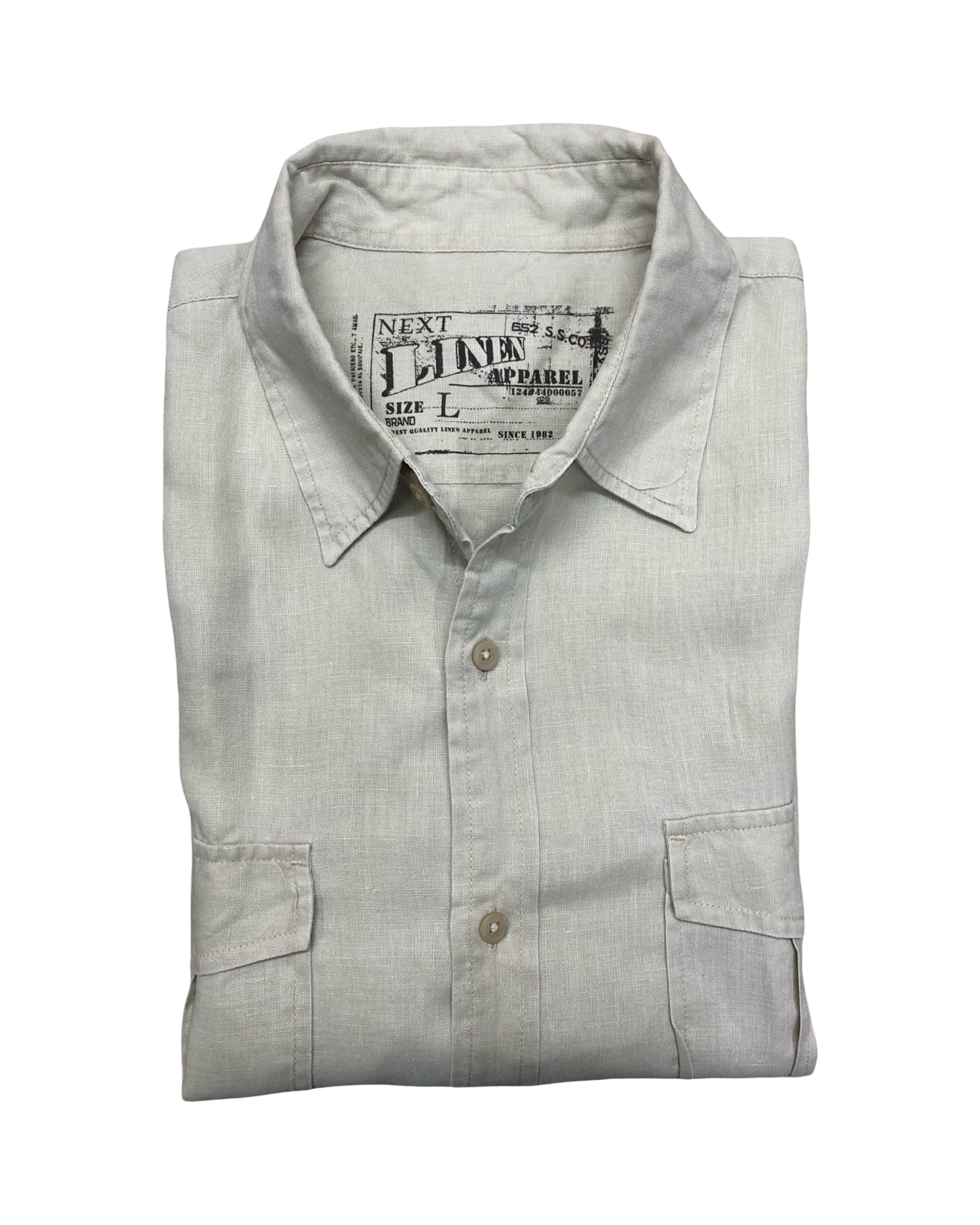 Next Linen Shirt | Size L | Chest 23.5”