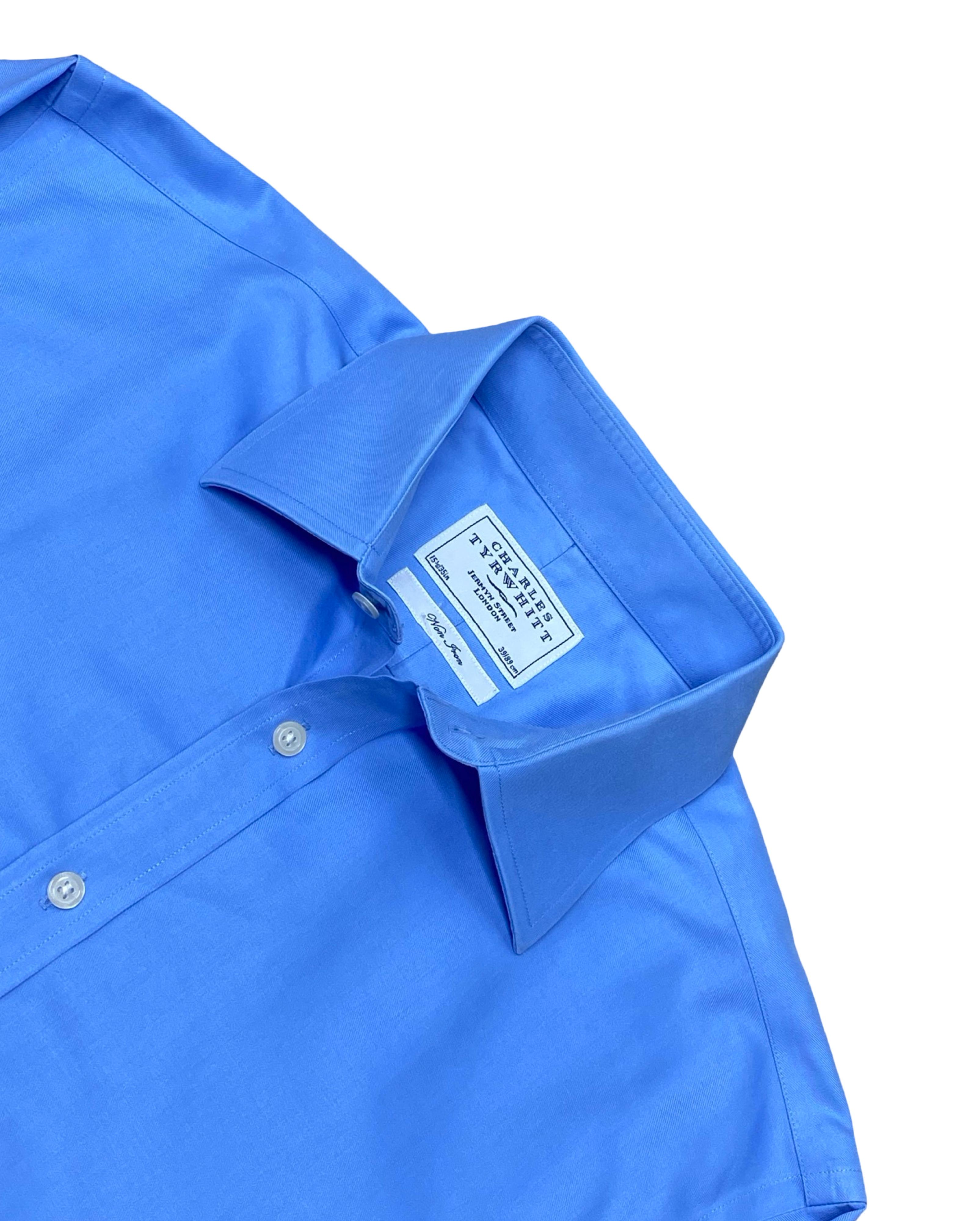 Charles Tyrwhitt Royal Blue Dress Shirt | Size Large | Chest 23”