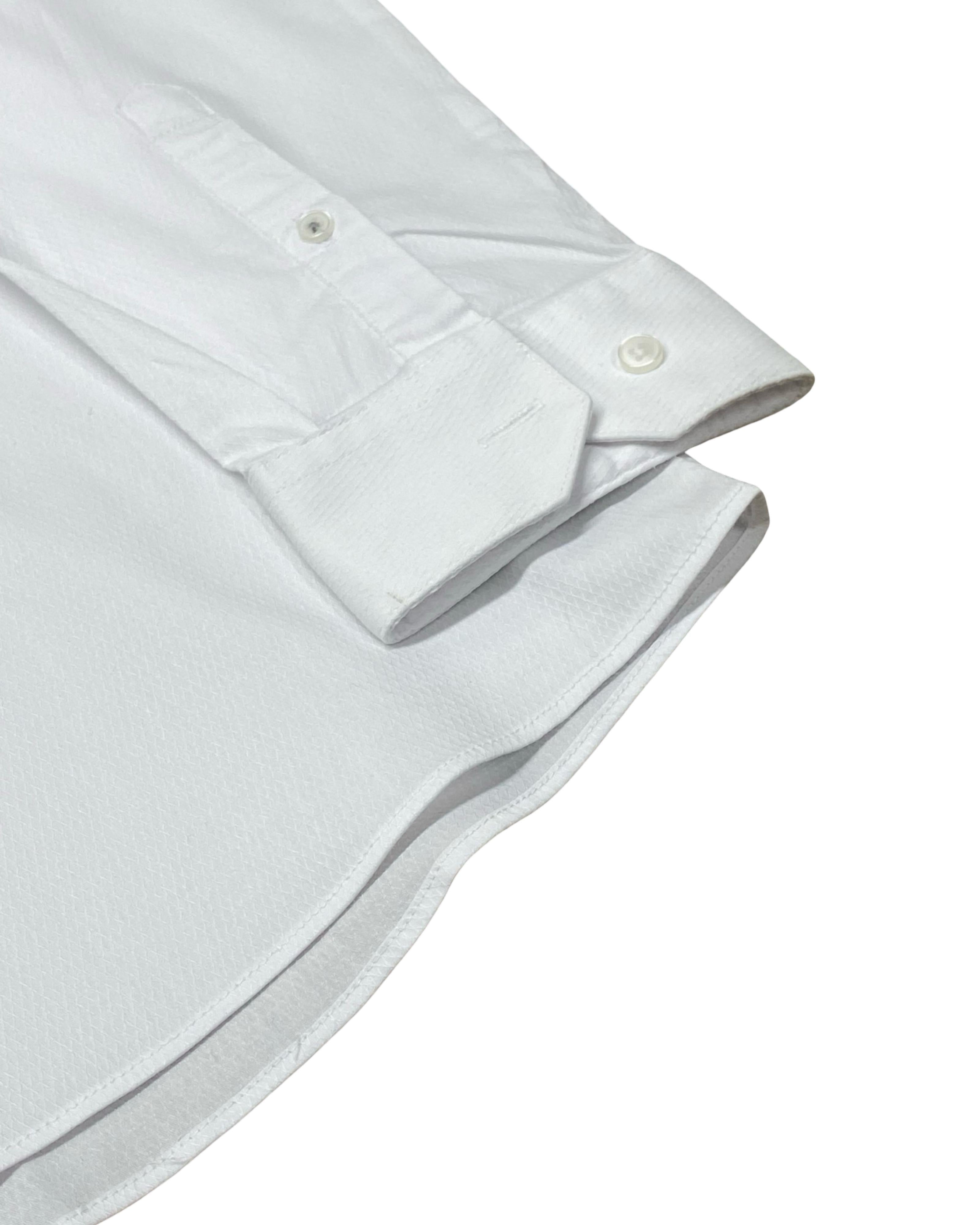 Burton White Formal Shirt | Large | Chest 23”