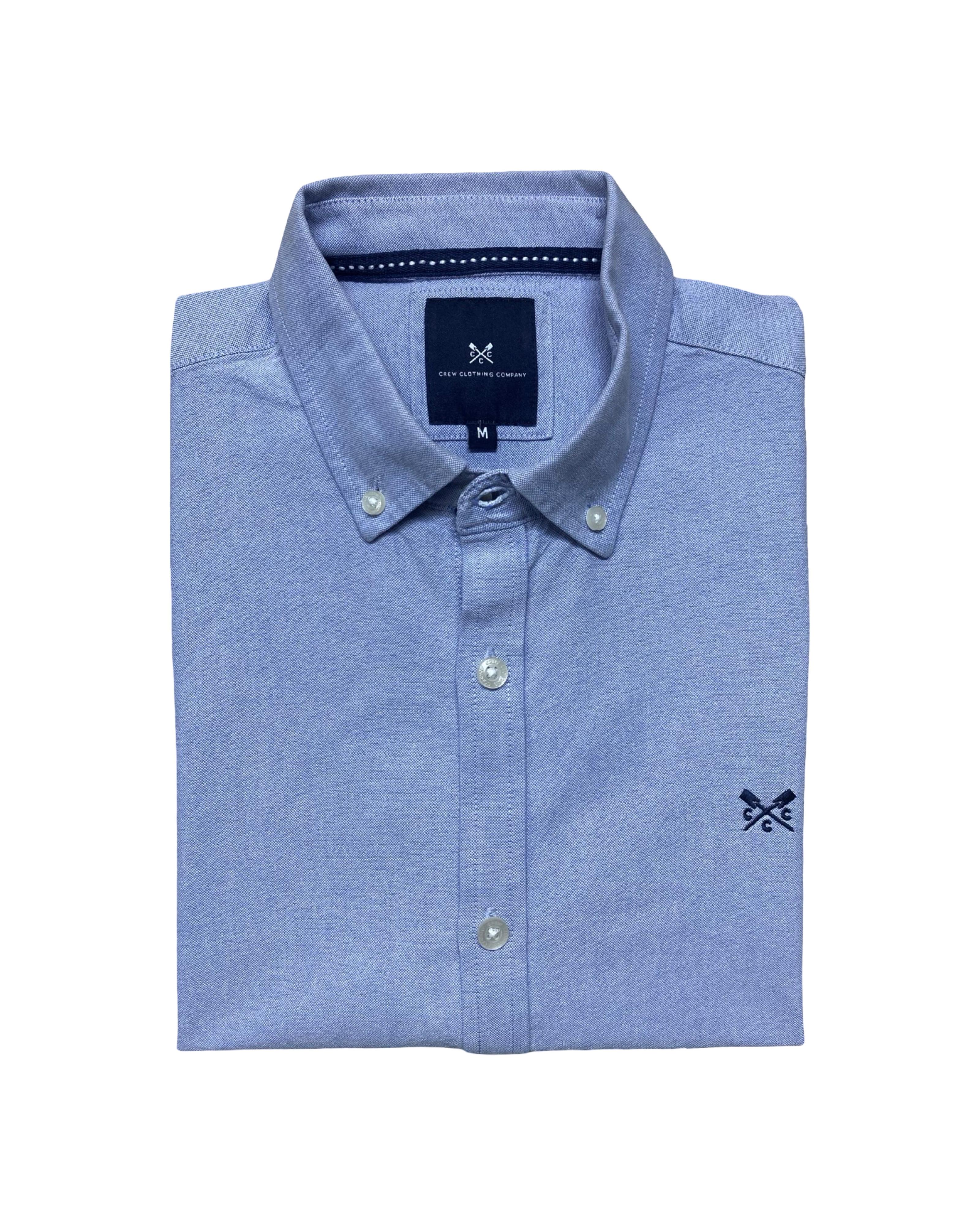 Crew Clothing Company Blue Oxford Shirt | Medium | Chest 21”