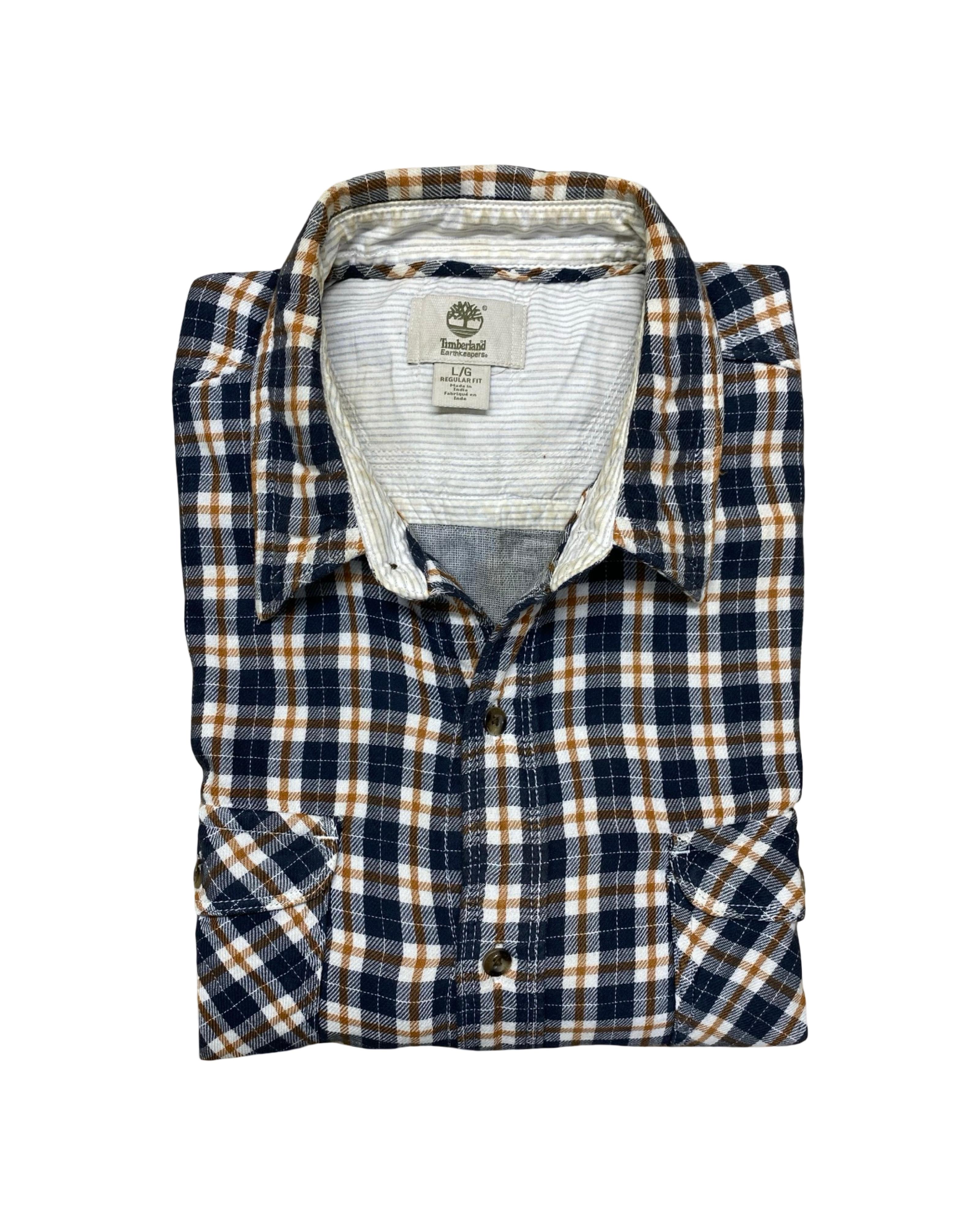 Timberland Flannel Check Shirt | Large | Chest 24”
