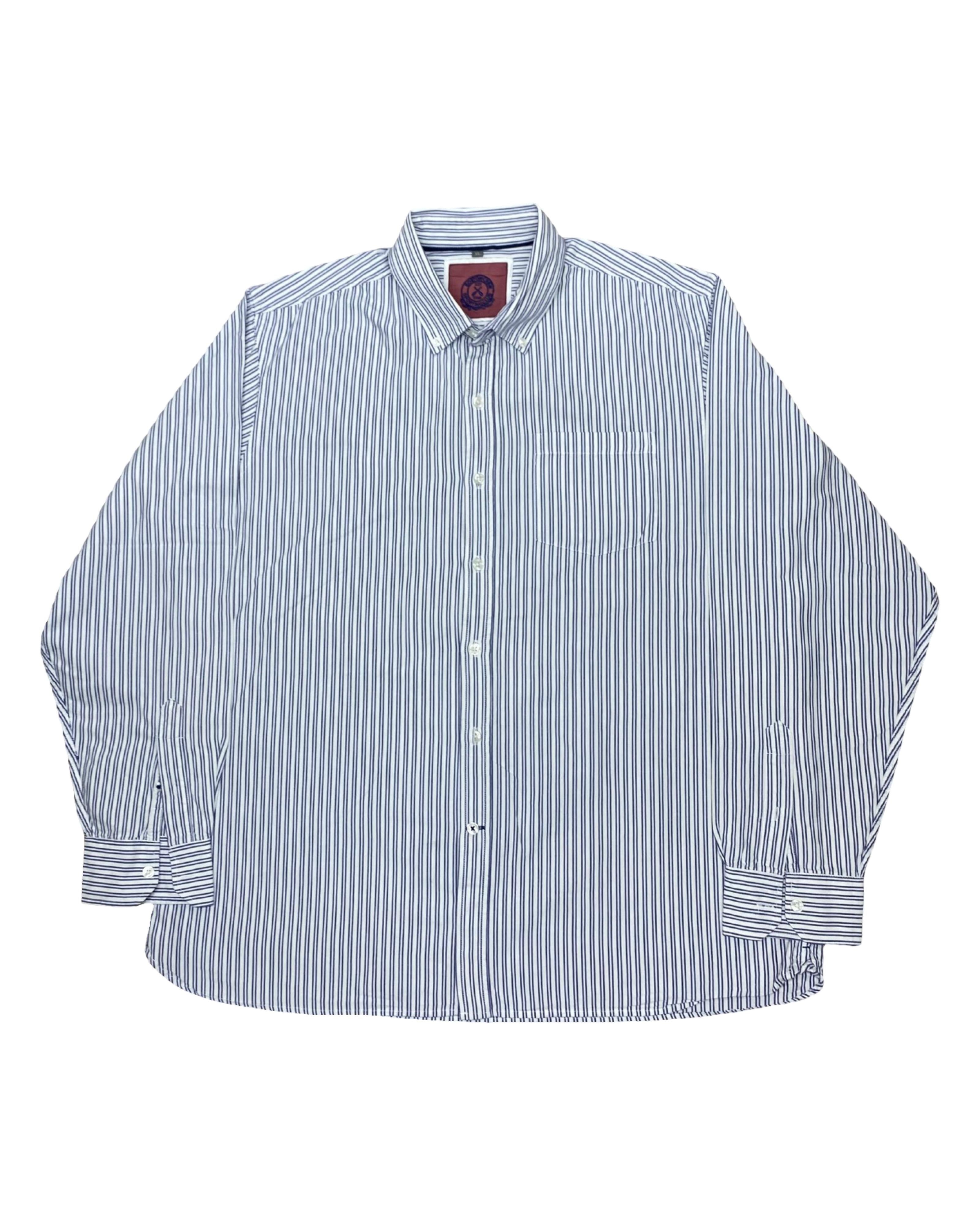 Boston Crew Striped Shirt | XL | Chest 25.5”
