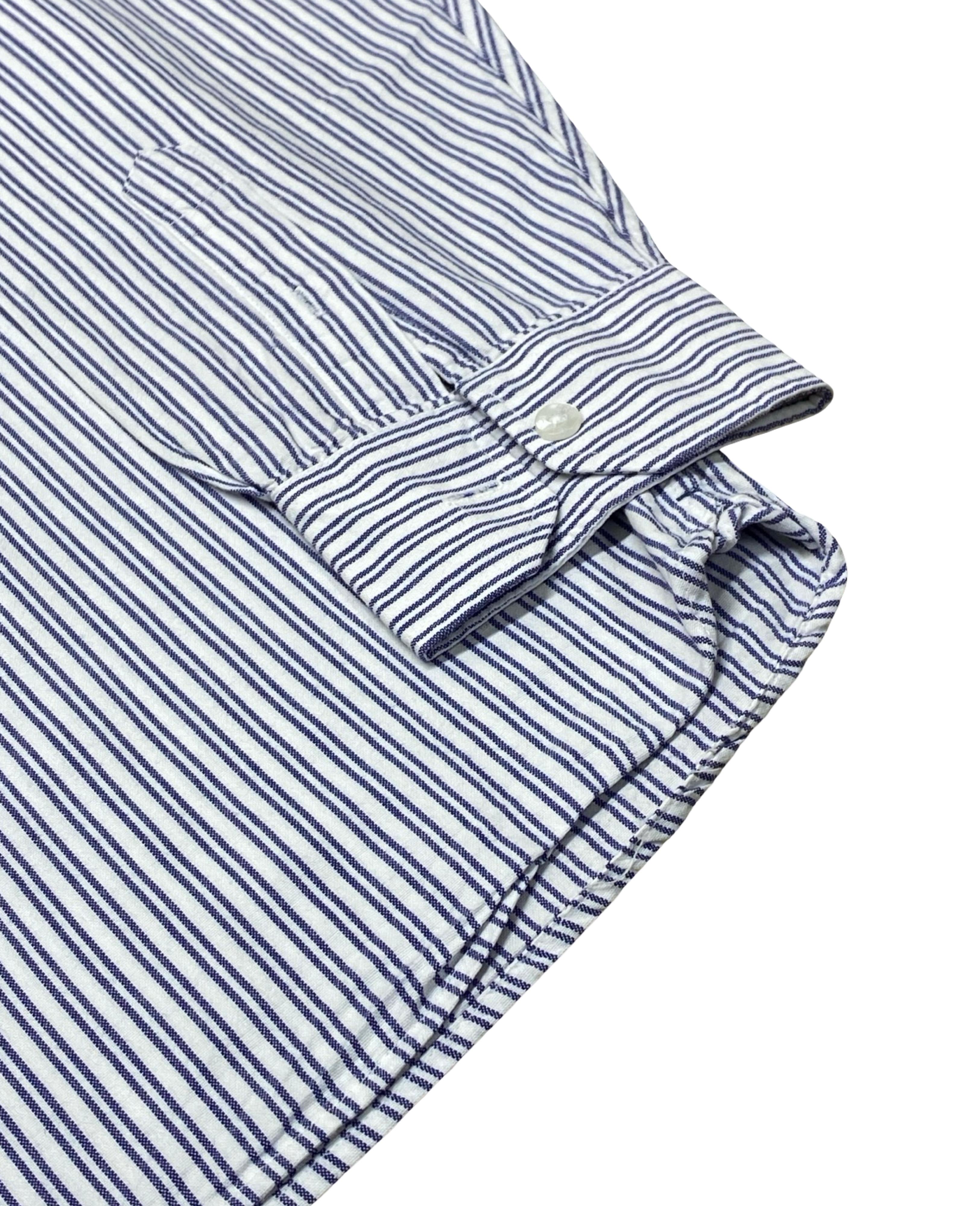 Boston Crew Striped Shirt | XL | Chest 25.5”