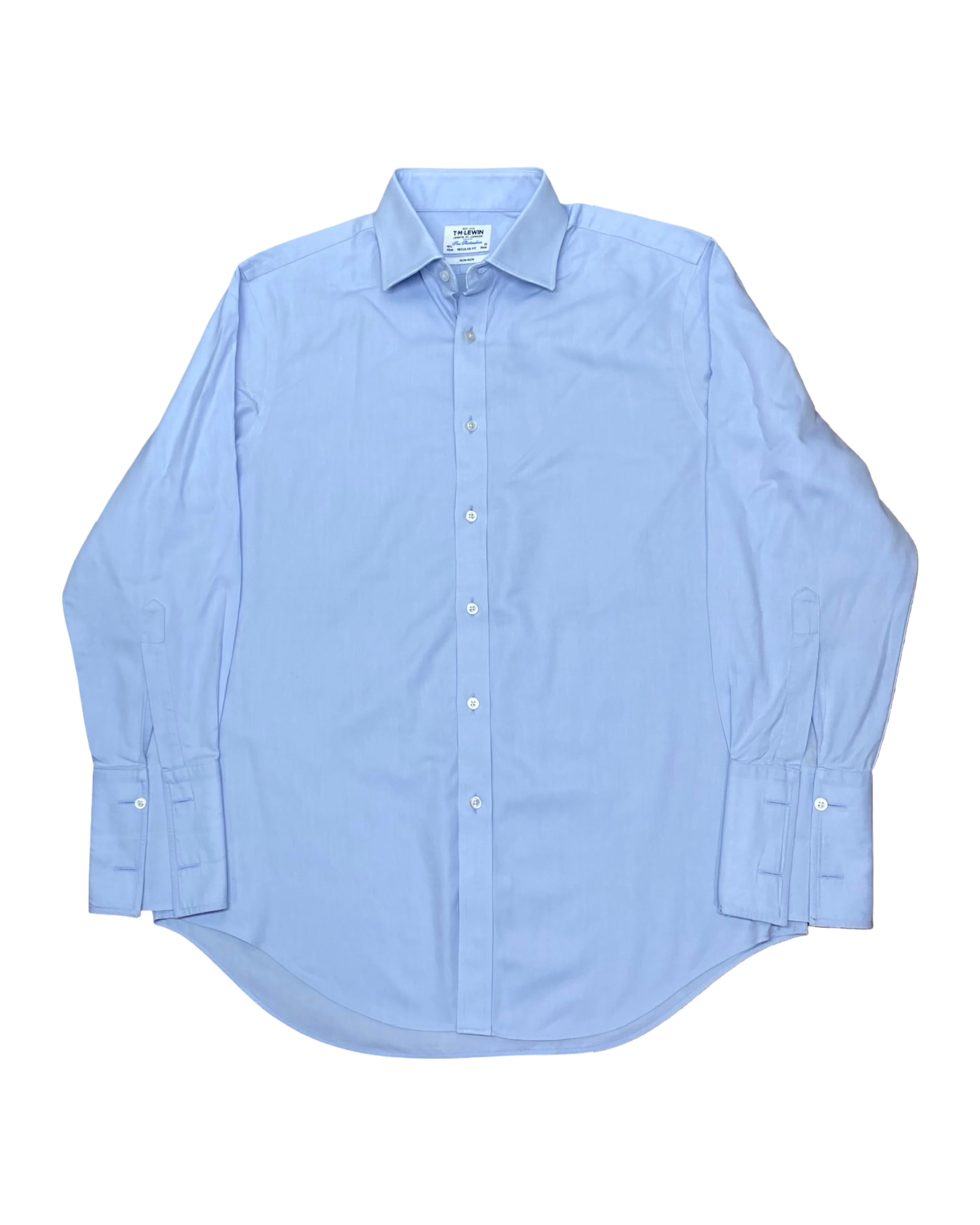 T.M. Lewin Light Blue Shirt | Large | Chest 25”