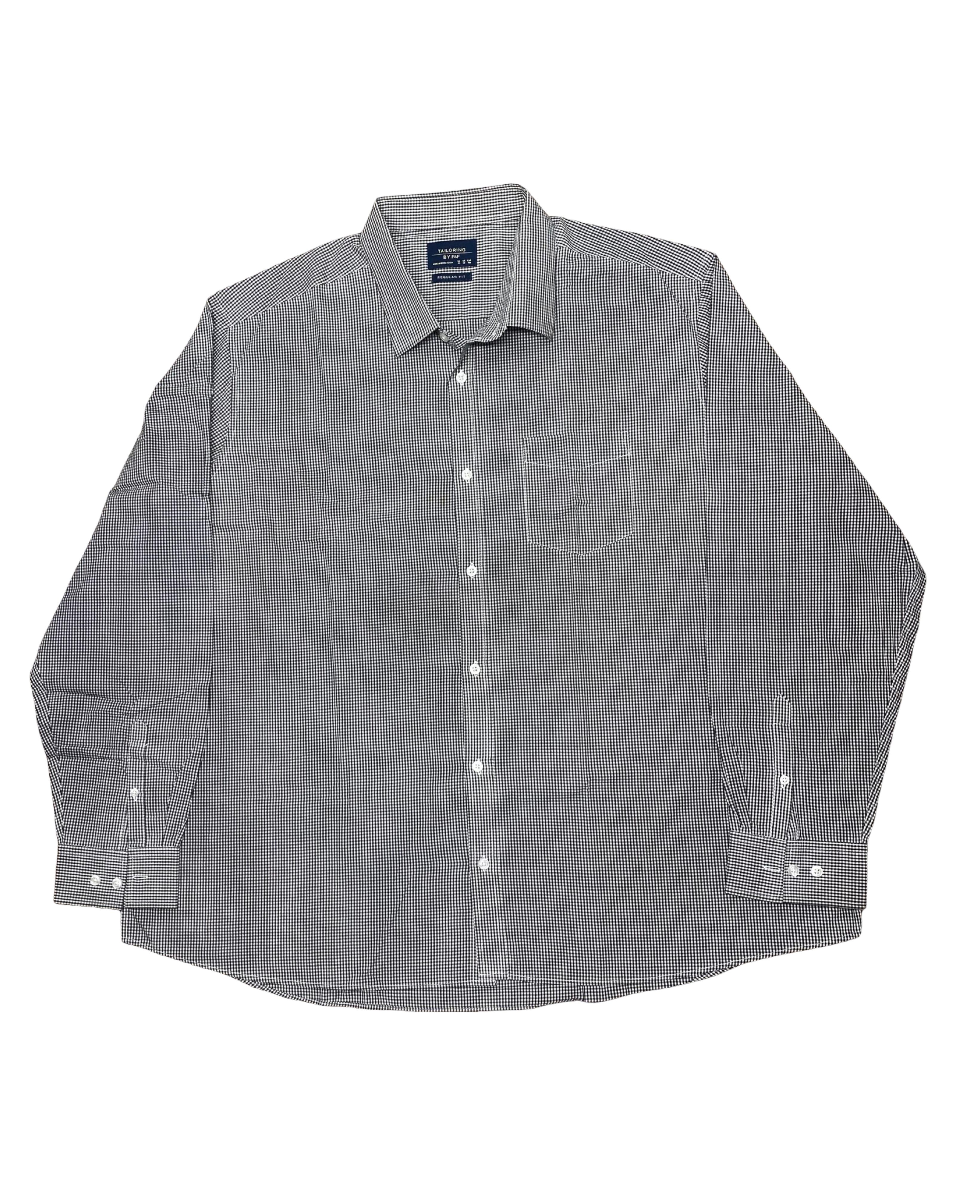 F&F Gingham Check Shirt | XXL | Chest 31”