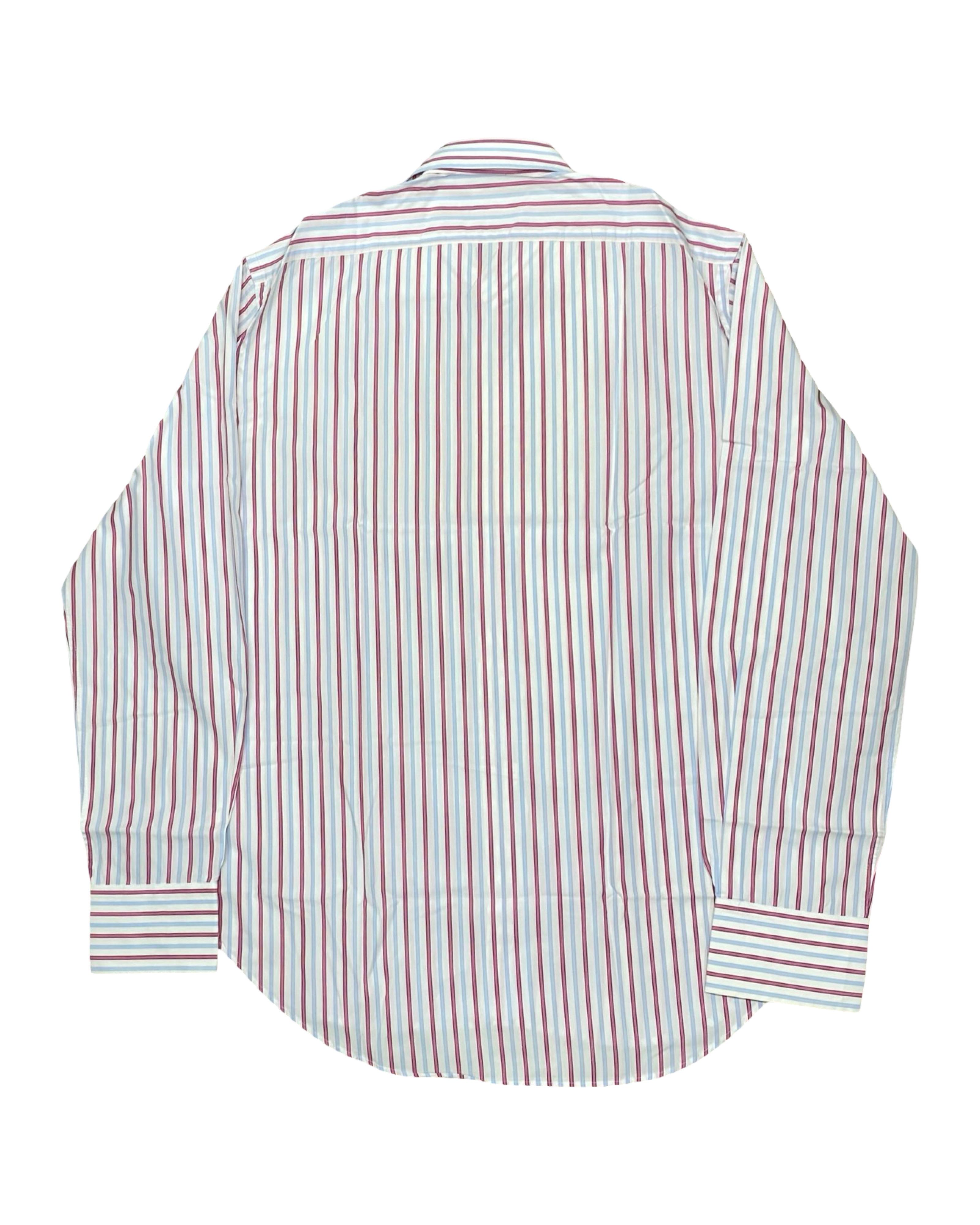 Zara Man Multicolor Stripe Shirt | Medium | Chest 22”