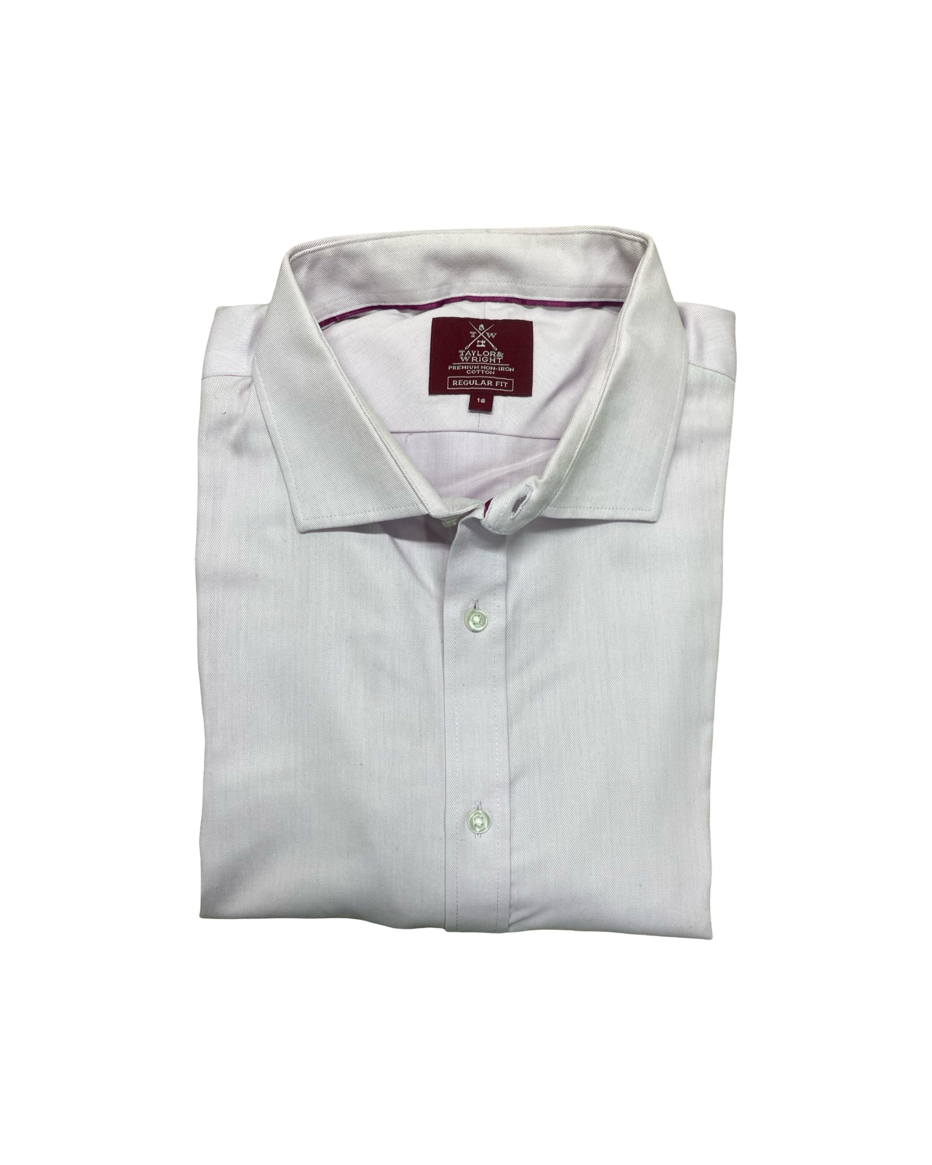 Taylor & Wright White Dress Shirt | XL | Chest 26.5”