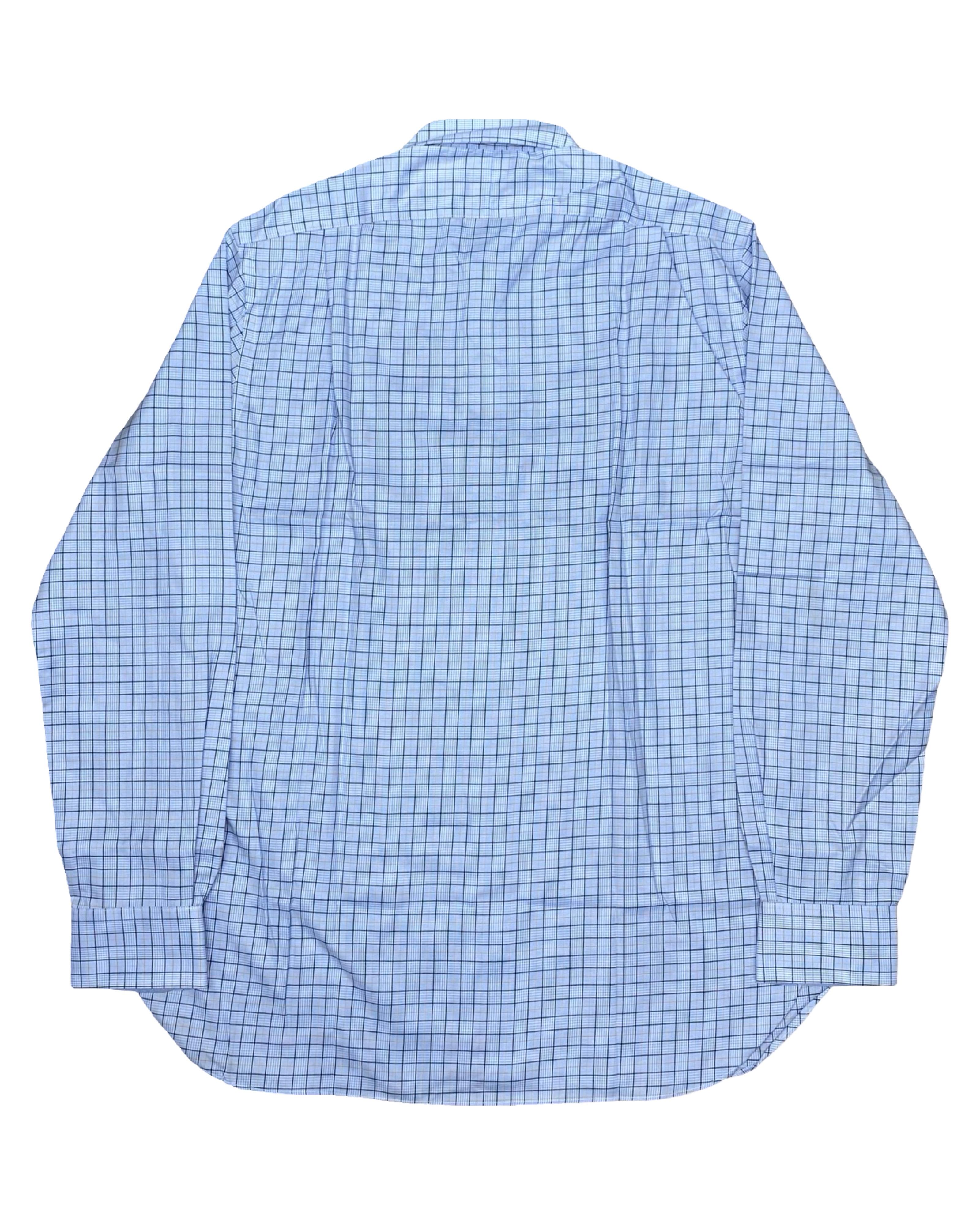 Polo Ralph Lauren Blue Check Shirt | Large | Chest 23”