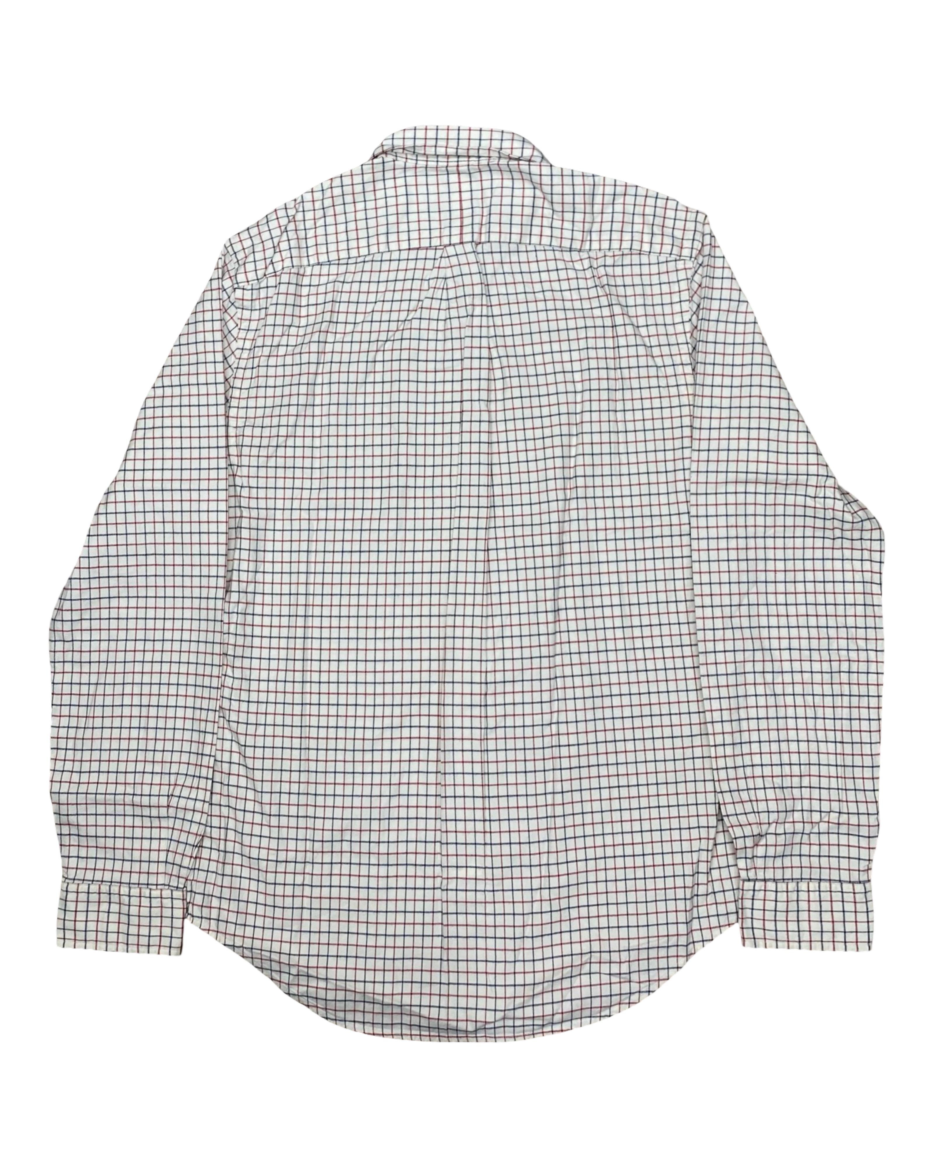 Polo Ralph Lauren Red-Navy Grid Check Shirt | M | Chest 20”