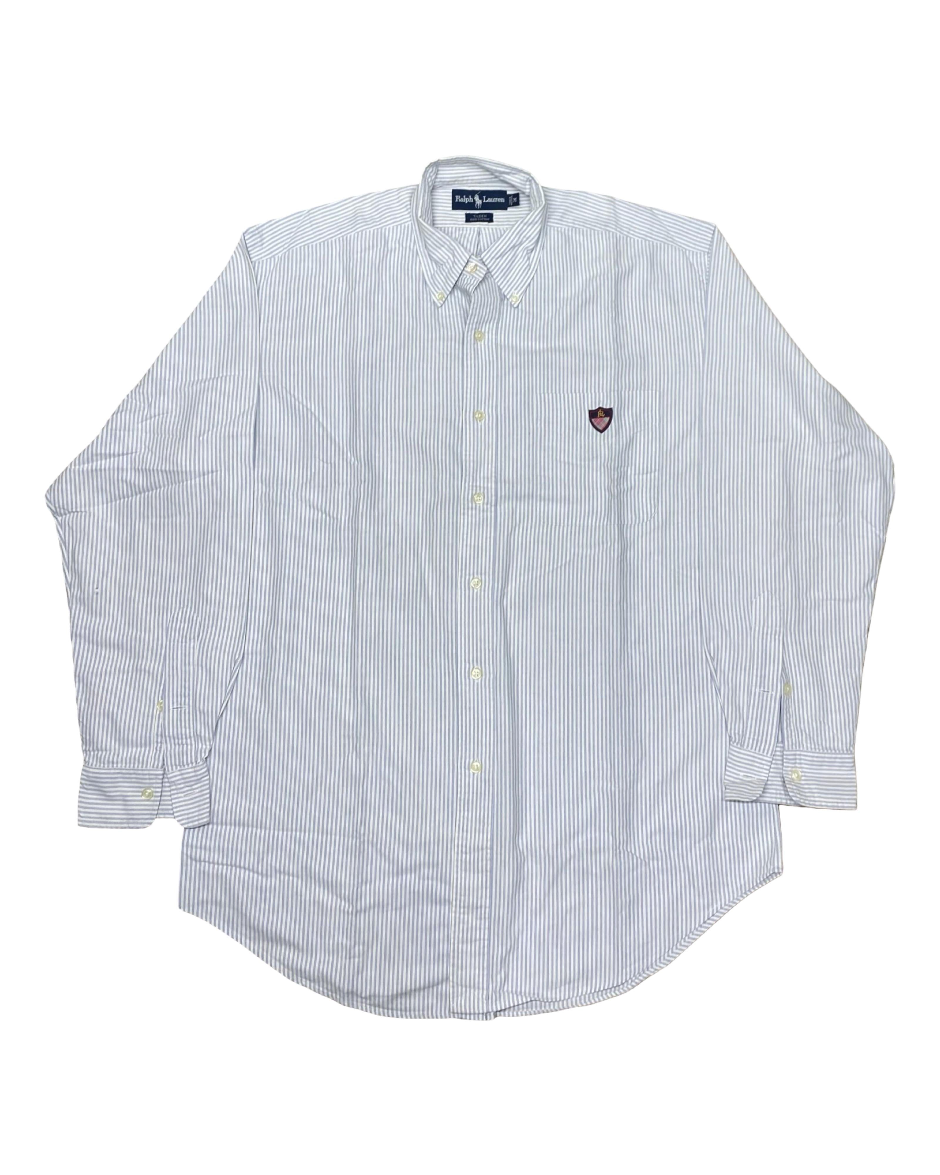 Polo Ralph Lauren Blue Check Easy Care Shirt | XL | Chest 26.5”