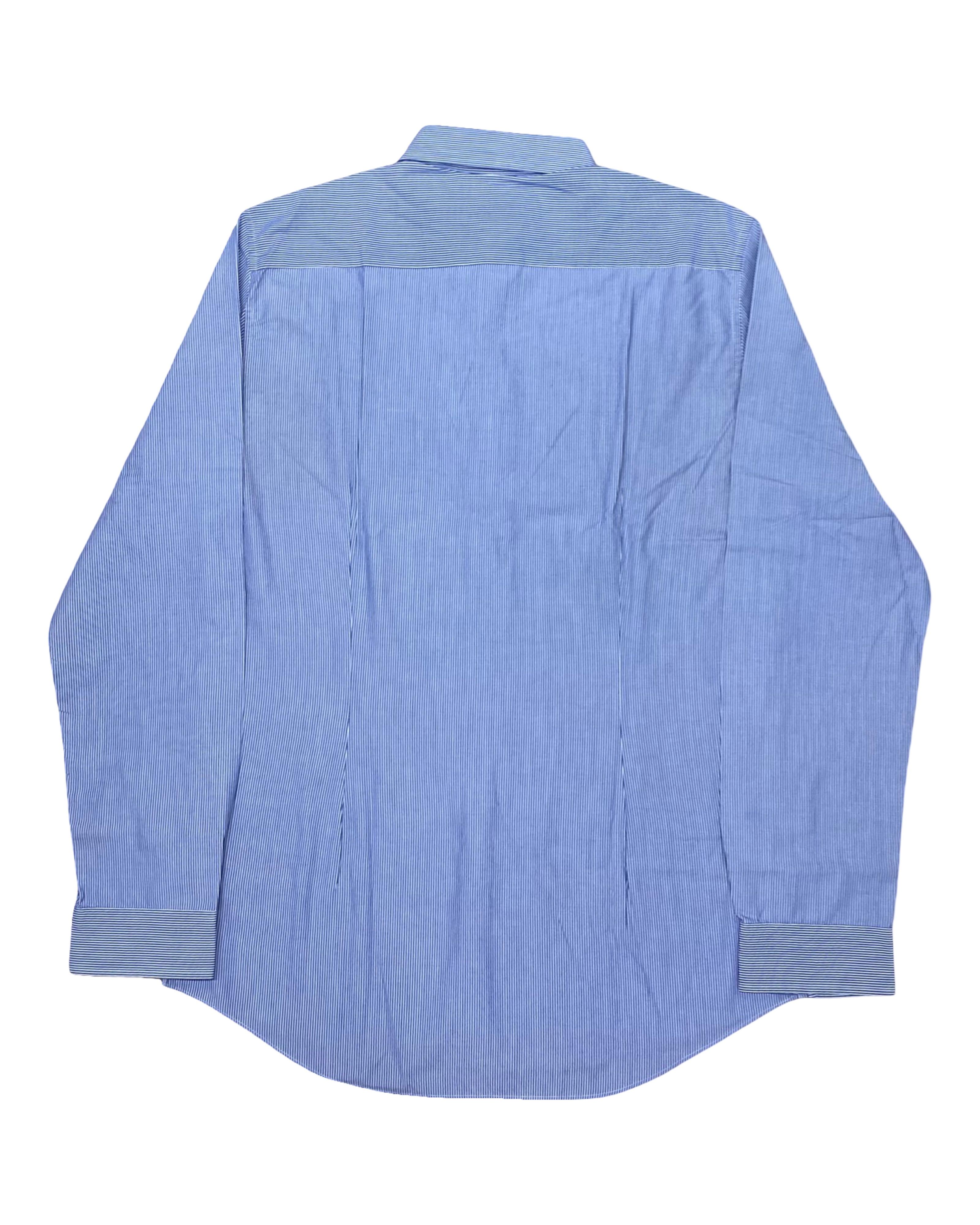 Limited Edition Navy Microstripe Dress Shirt | M | Chest 20.5”