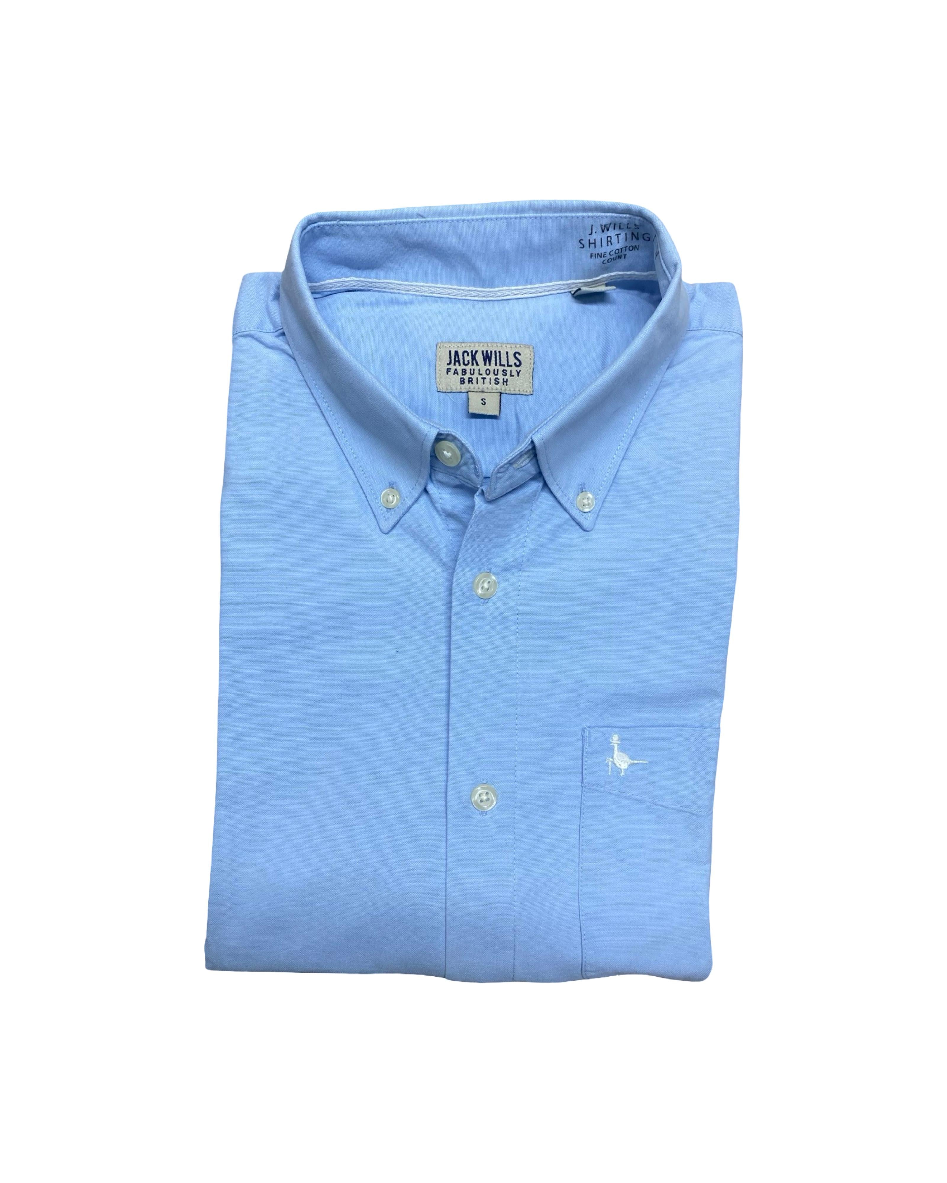 Jack Wills Classic Light Blue Oxford Shirt | S | Chest 19”