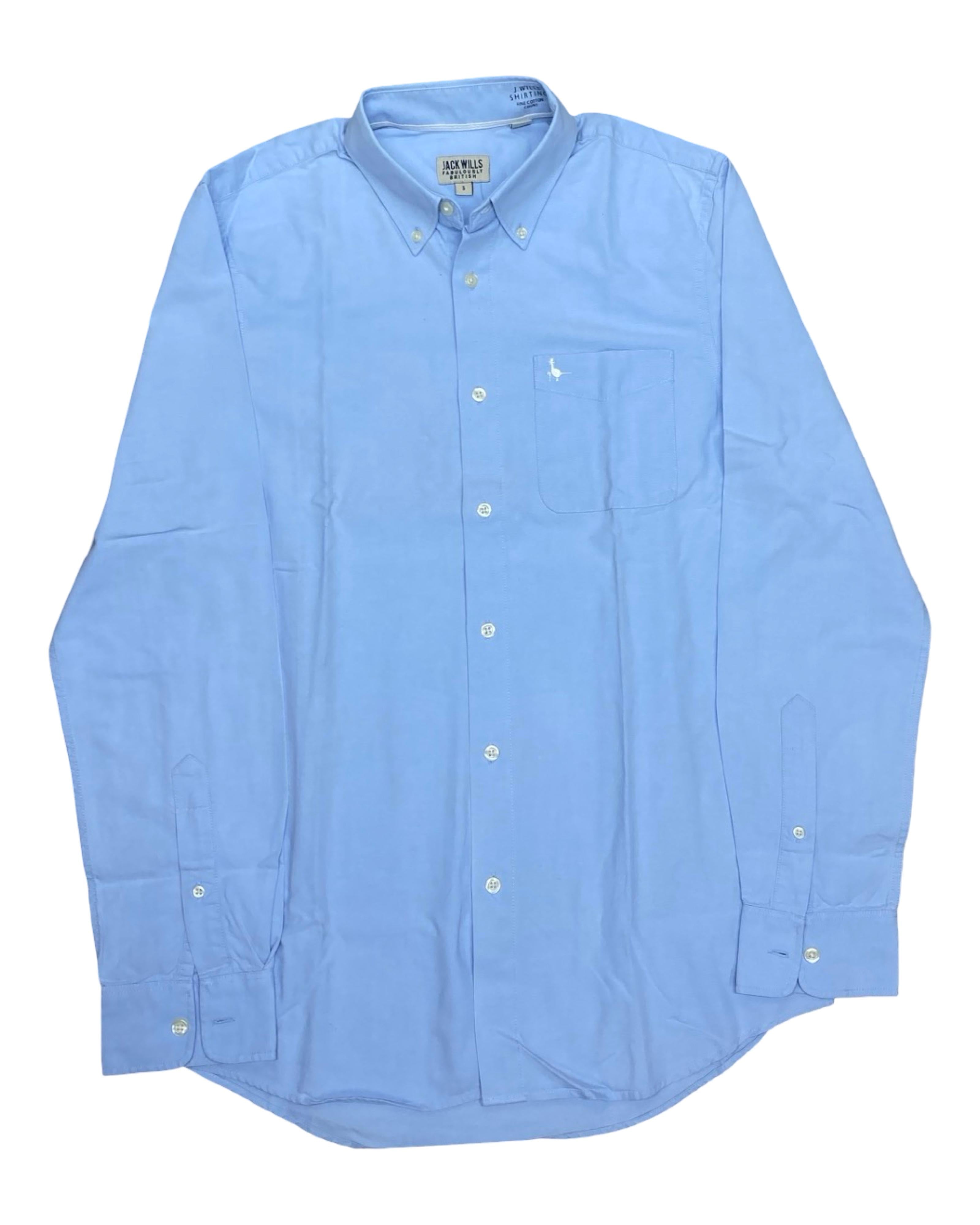 Jack Wills Classic Light Blue Oxford Shirt | S | Chest 19”