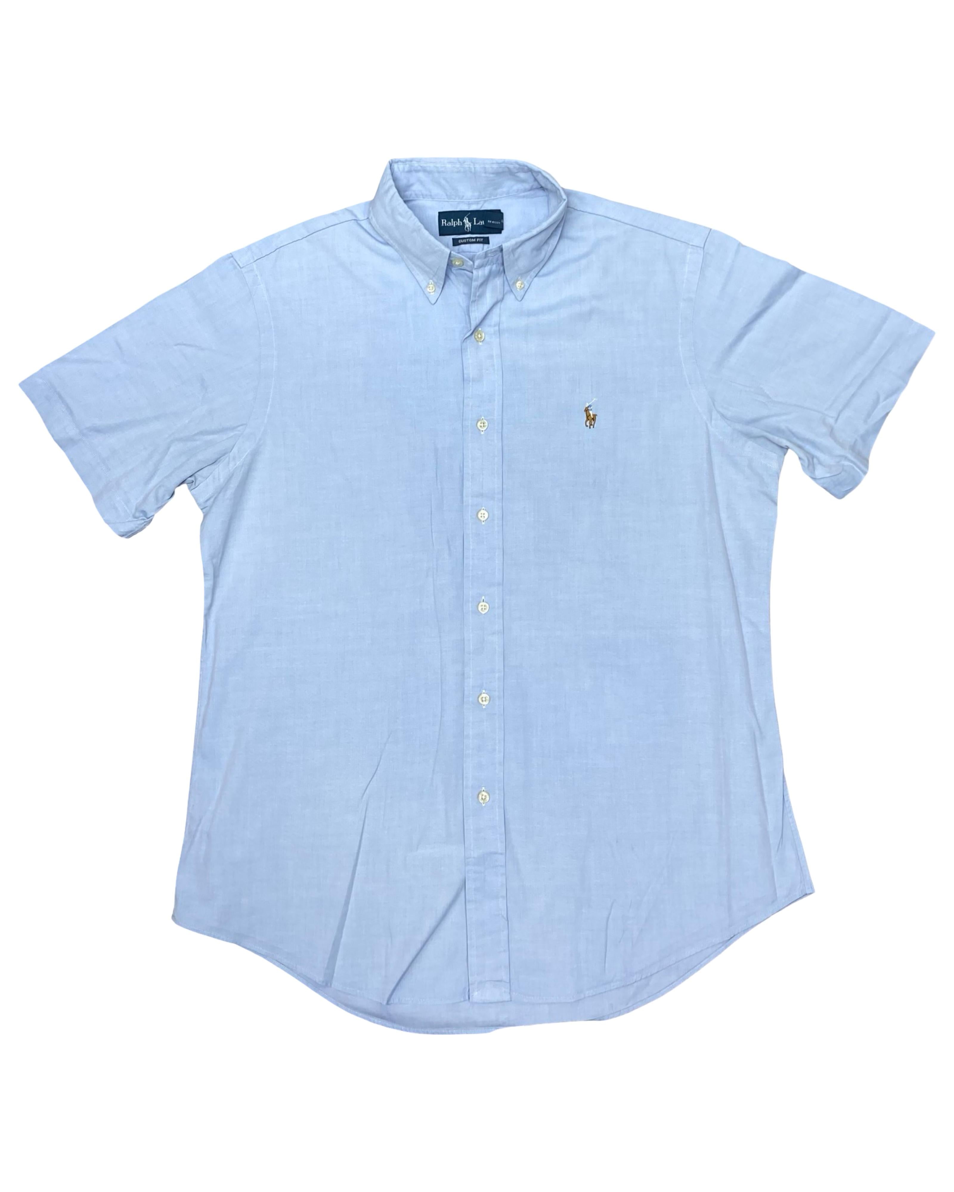Polo Ralph Lauren Light Blue Short Sleeve Shirt | L | Chest 23.5”