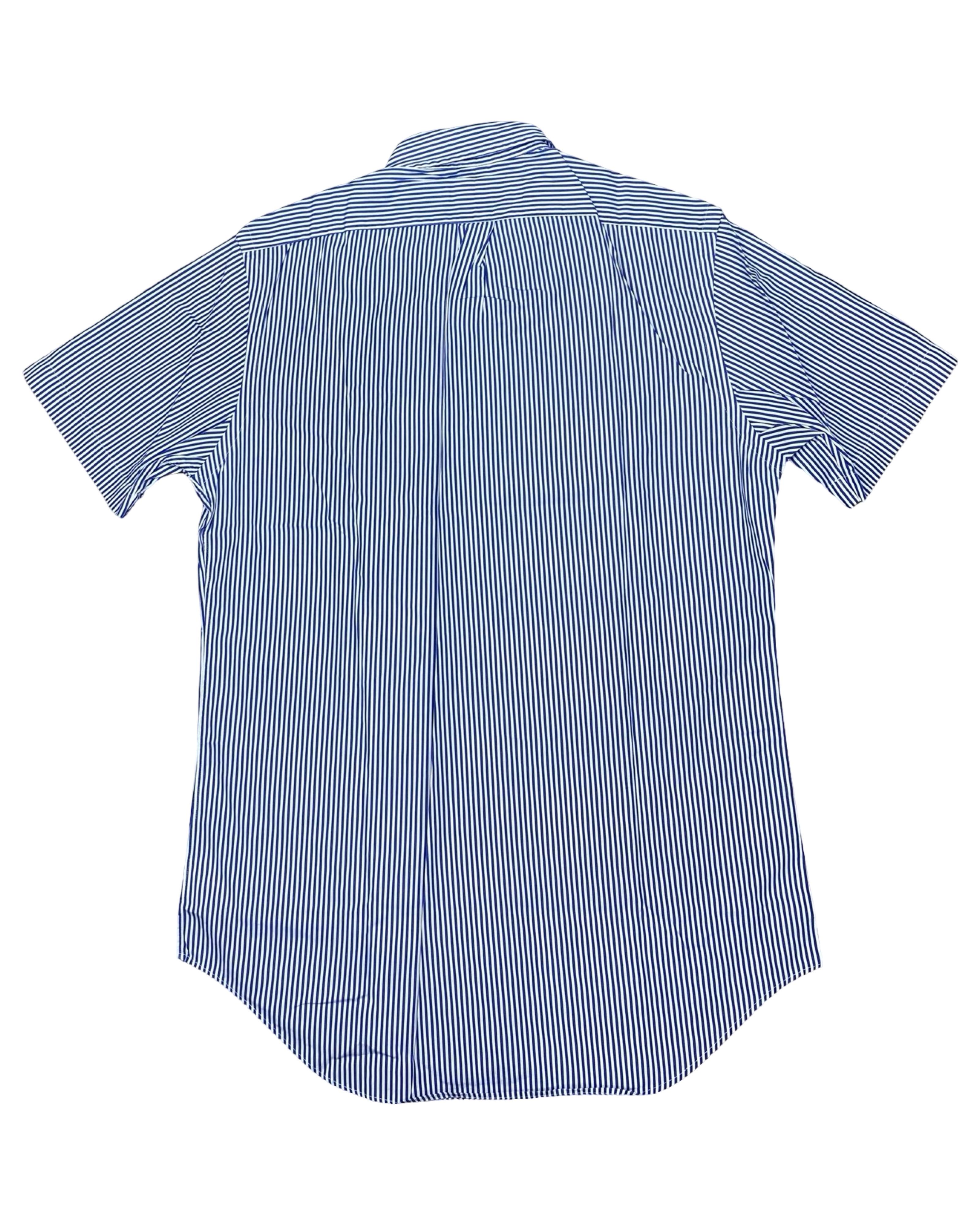 Polo Ralph Lauren Blue & White Vertical Stripe Shirt | S | Chest 21”