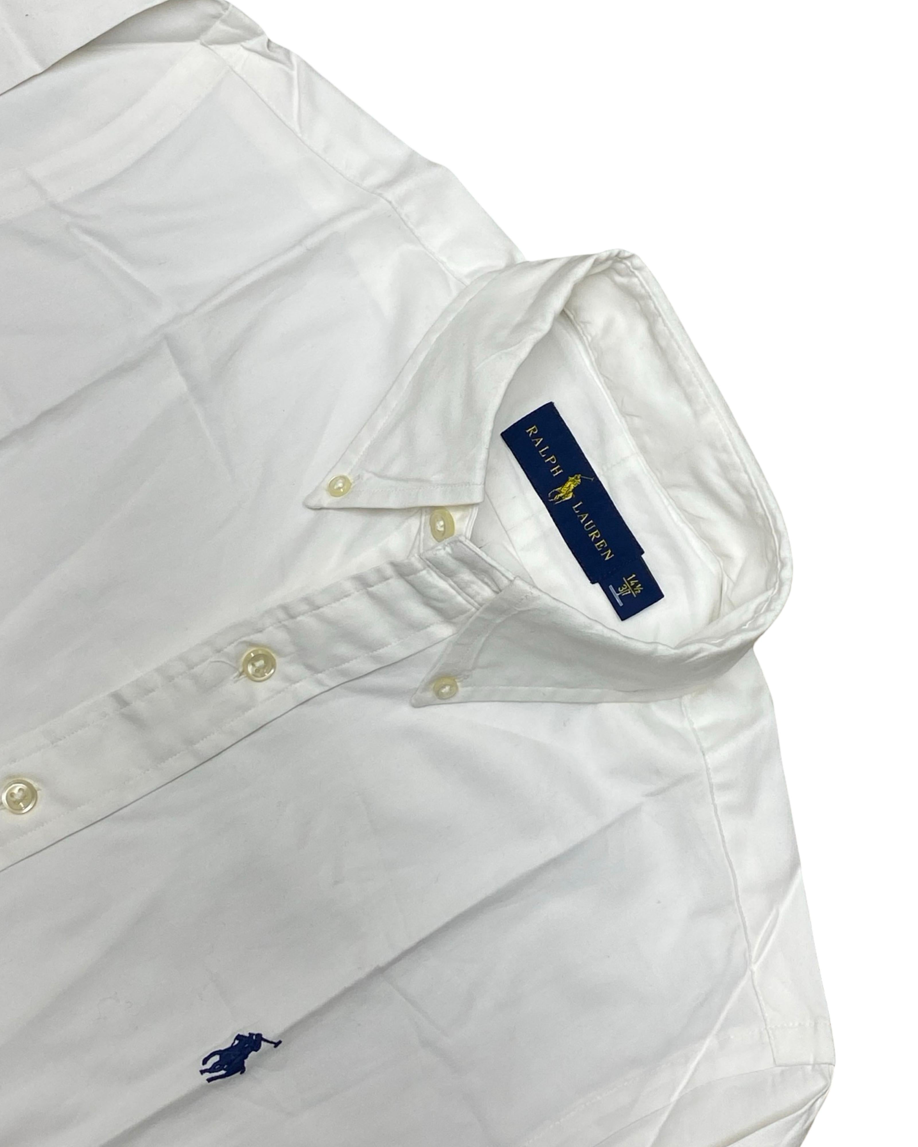 Polo Ralph Lauren White Oxford Shirt | M | Chest 20.5”