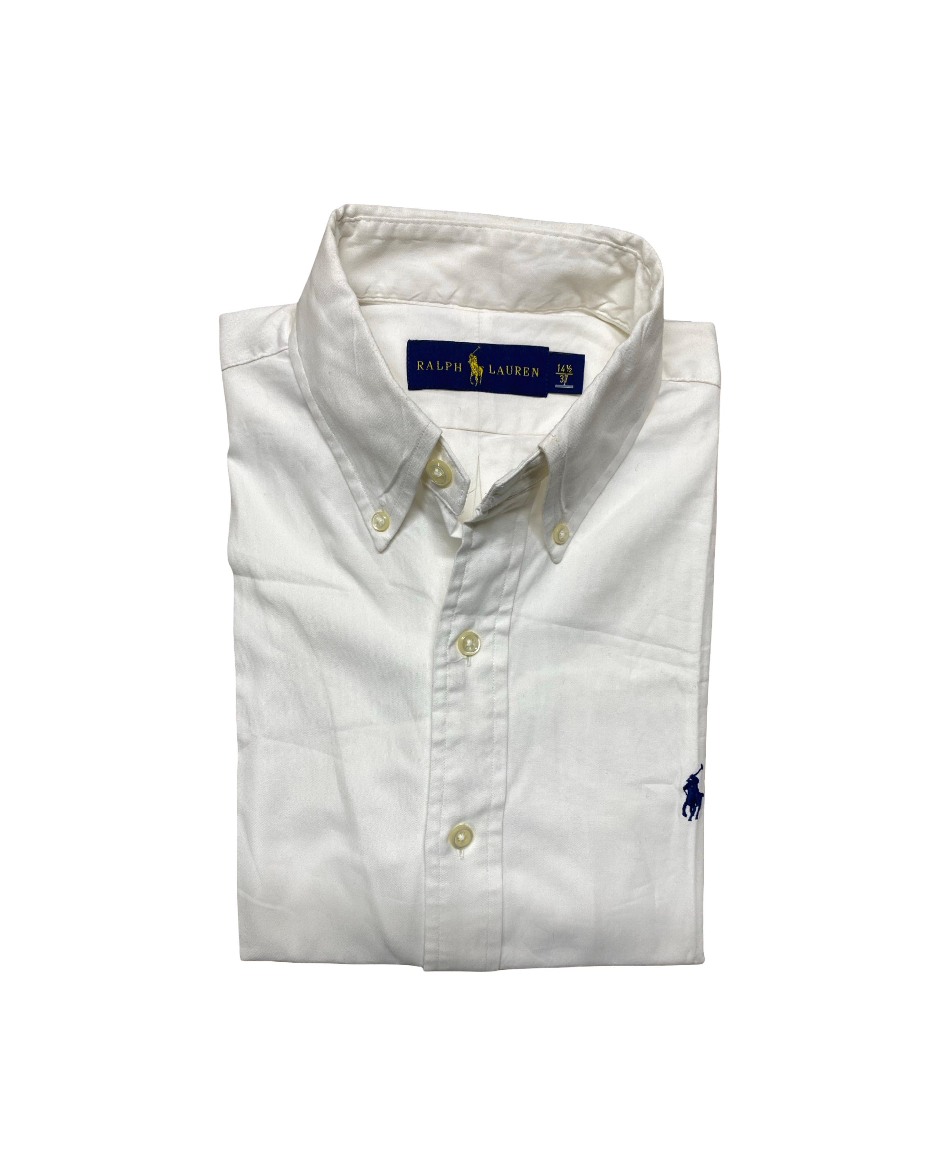 Polo Ralph Lauren White Oxford Shirt | M | Chest 20.5”