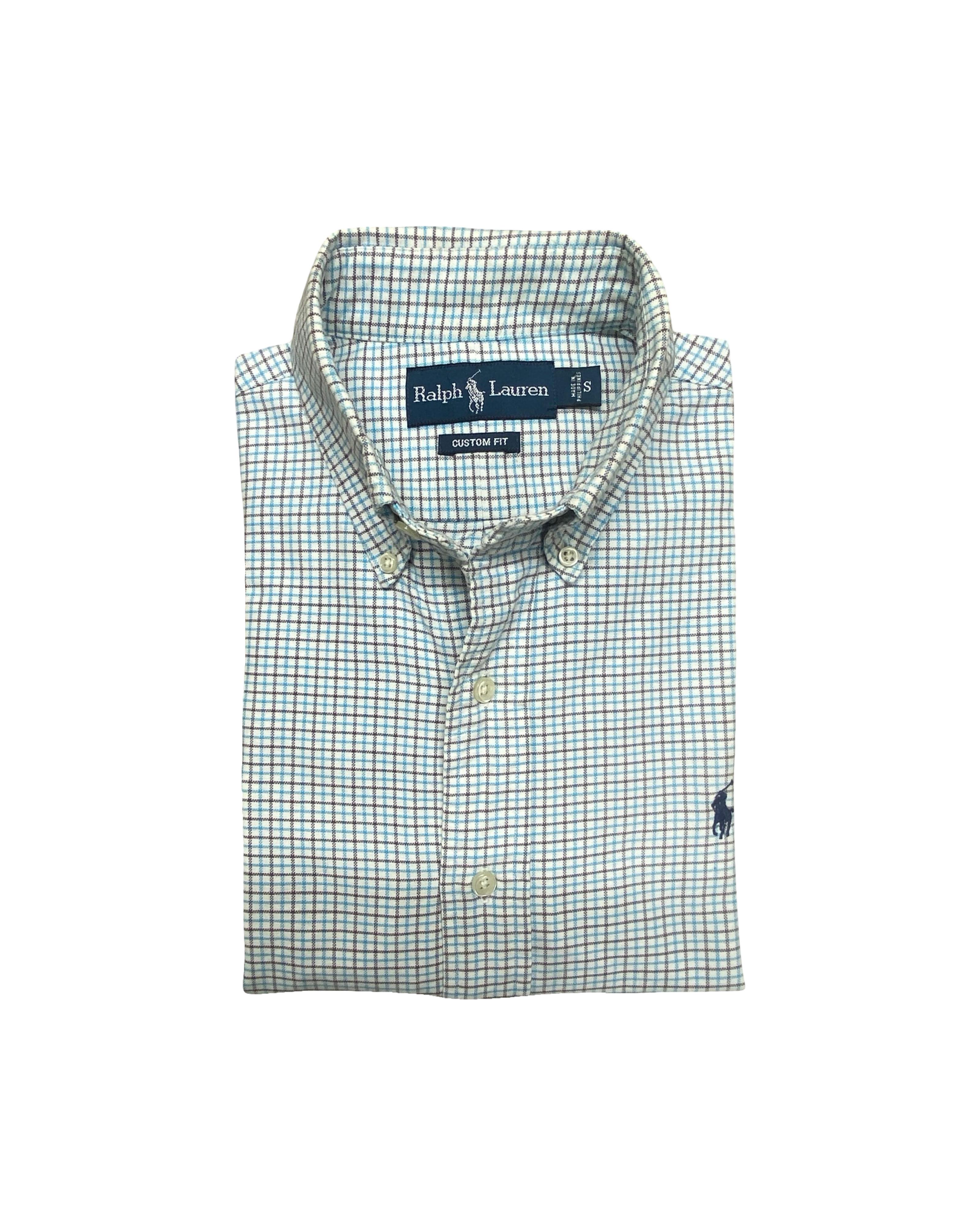 Polo Ralph Lauren Multicolor Micro-Check Shirt | M | Chest 21”