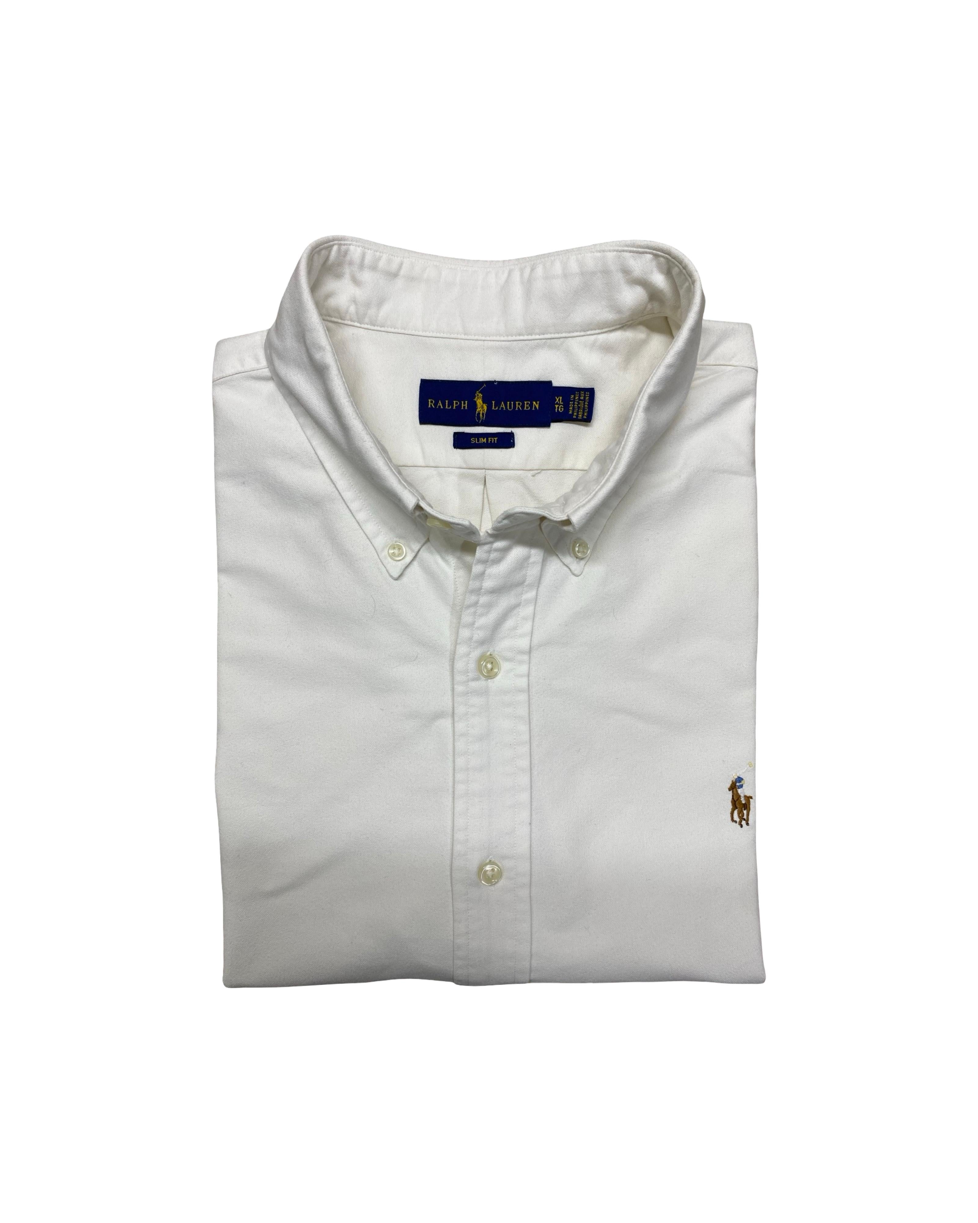 Polo Ralph Lauren White Oxford Shirt | L | Chest 25”