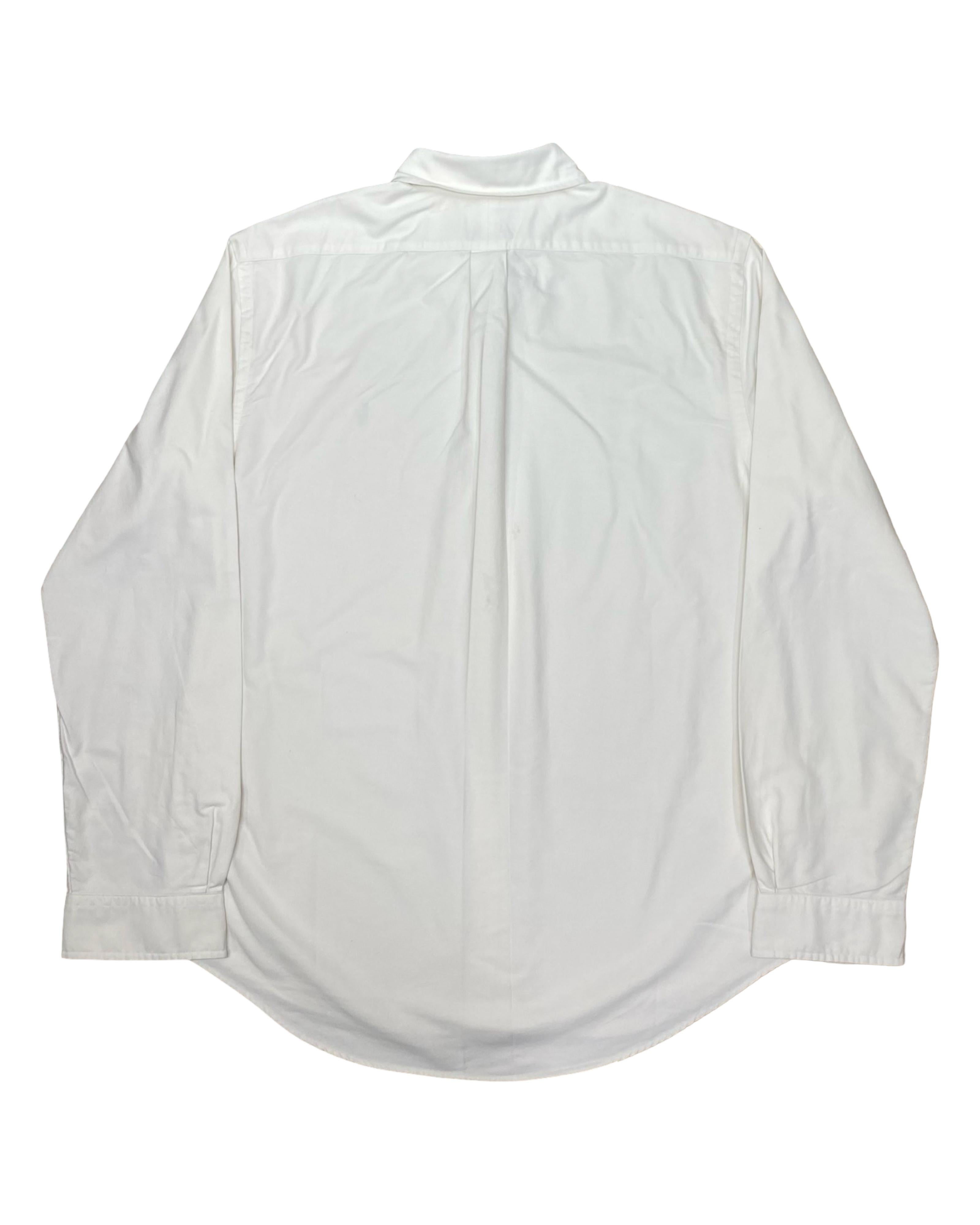 Polo Ralph Lauren White Oxford Shirt | L | Chest 25”