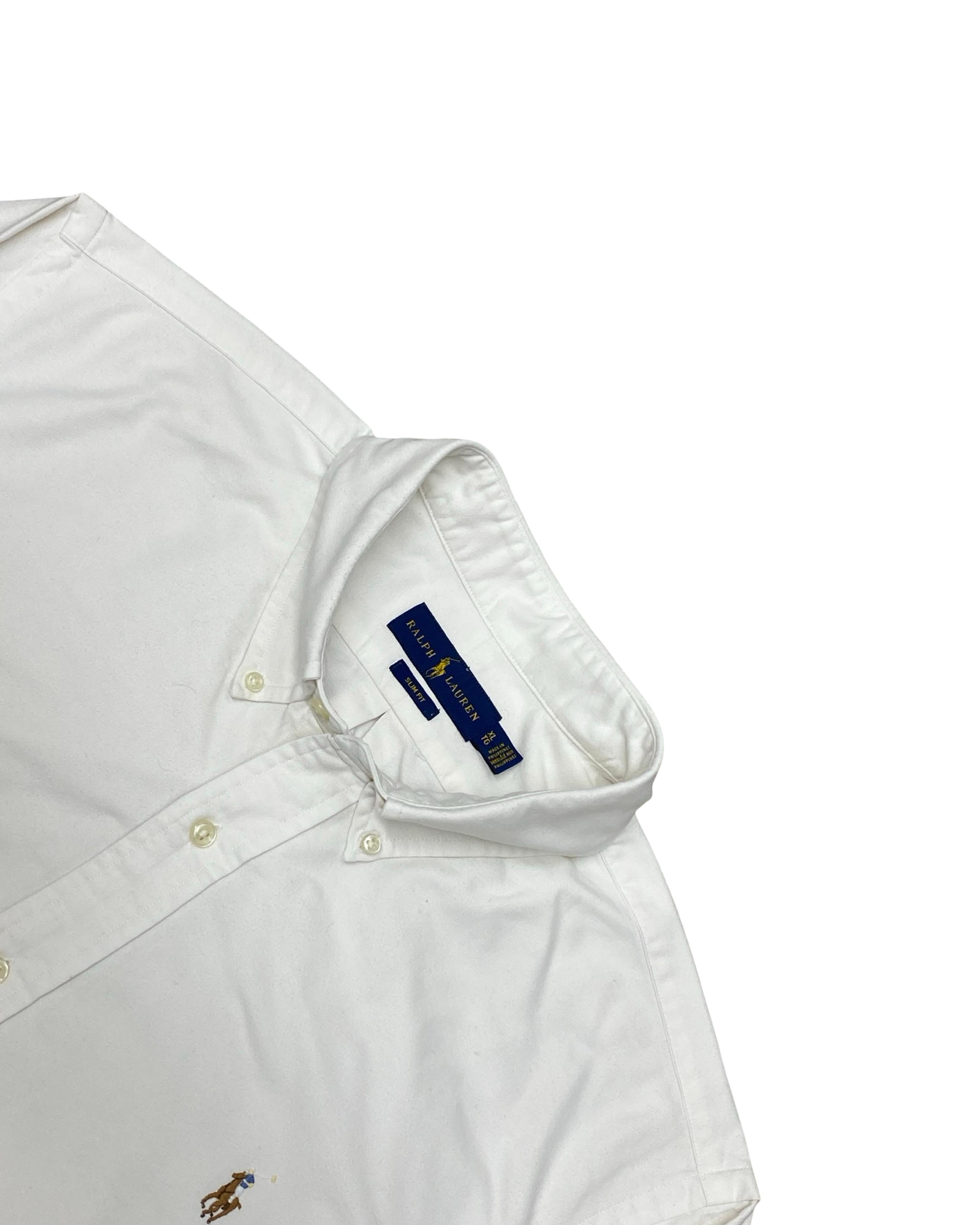 Polo Ralph Lauren White Oxford Shirt | L | Chest 25”