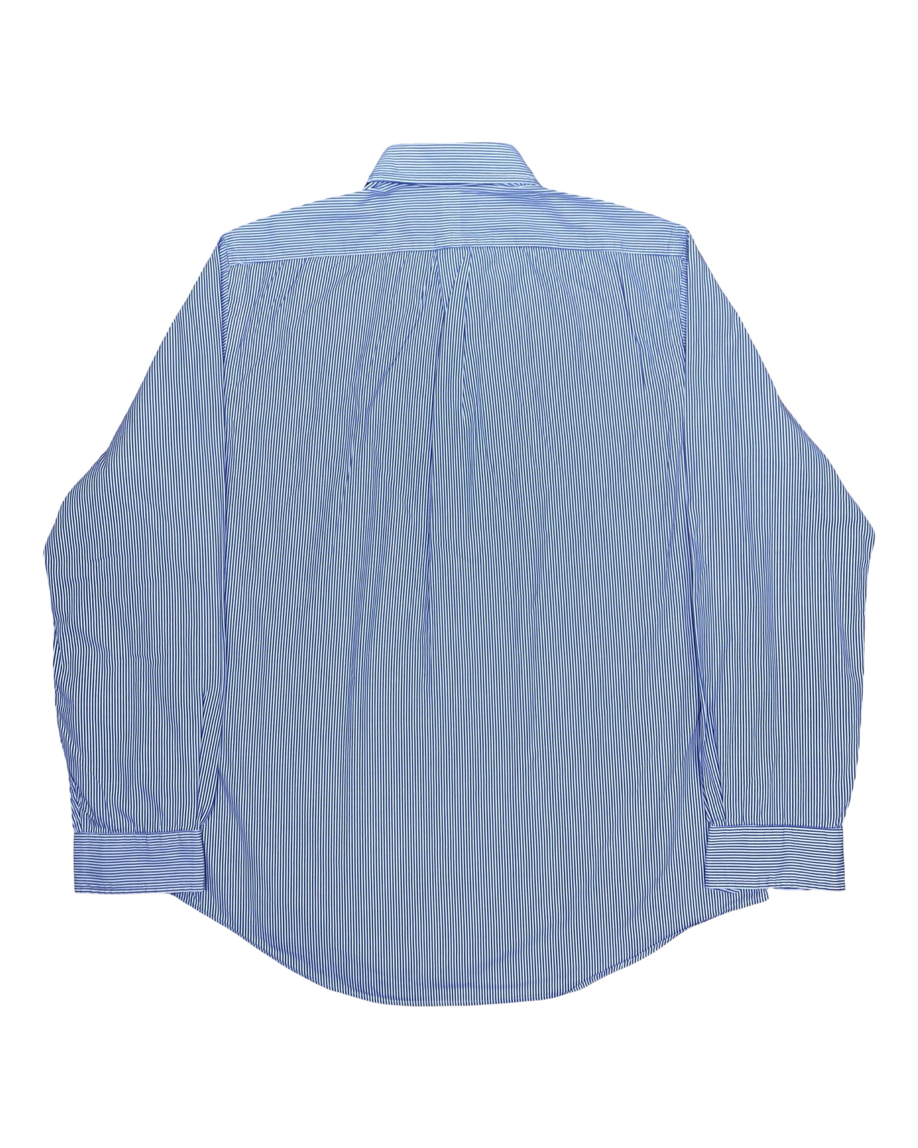 Polo Ralph Lauren Blue Stripe Oxford Shirt | L | Chest 23”