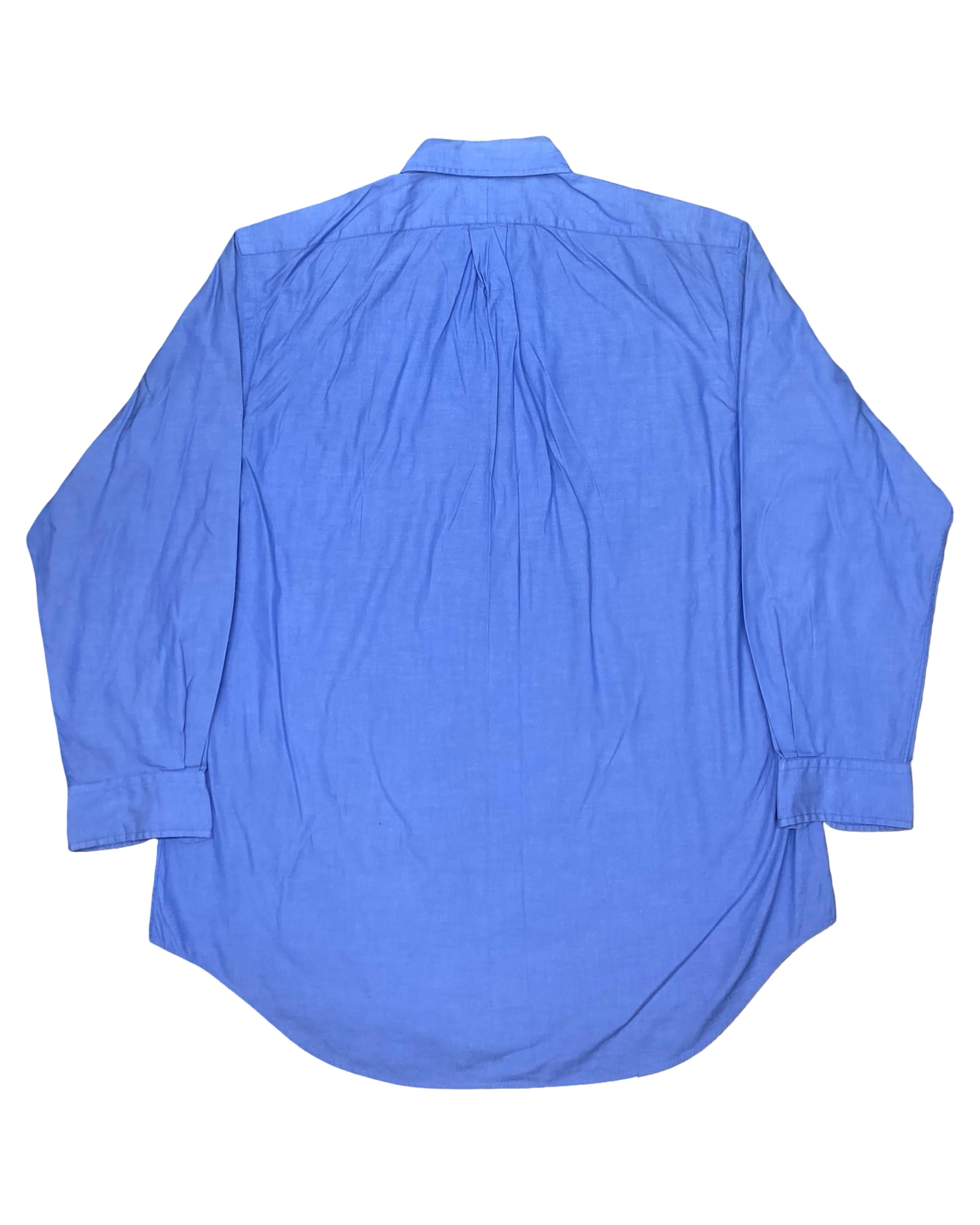 Polo Ralph Lauren Blue Oxford Shirt | XL | Chest 26”