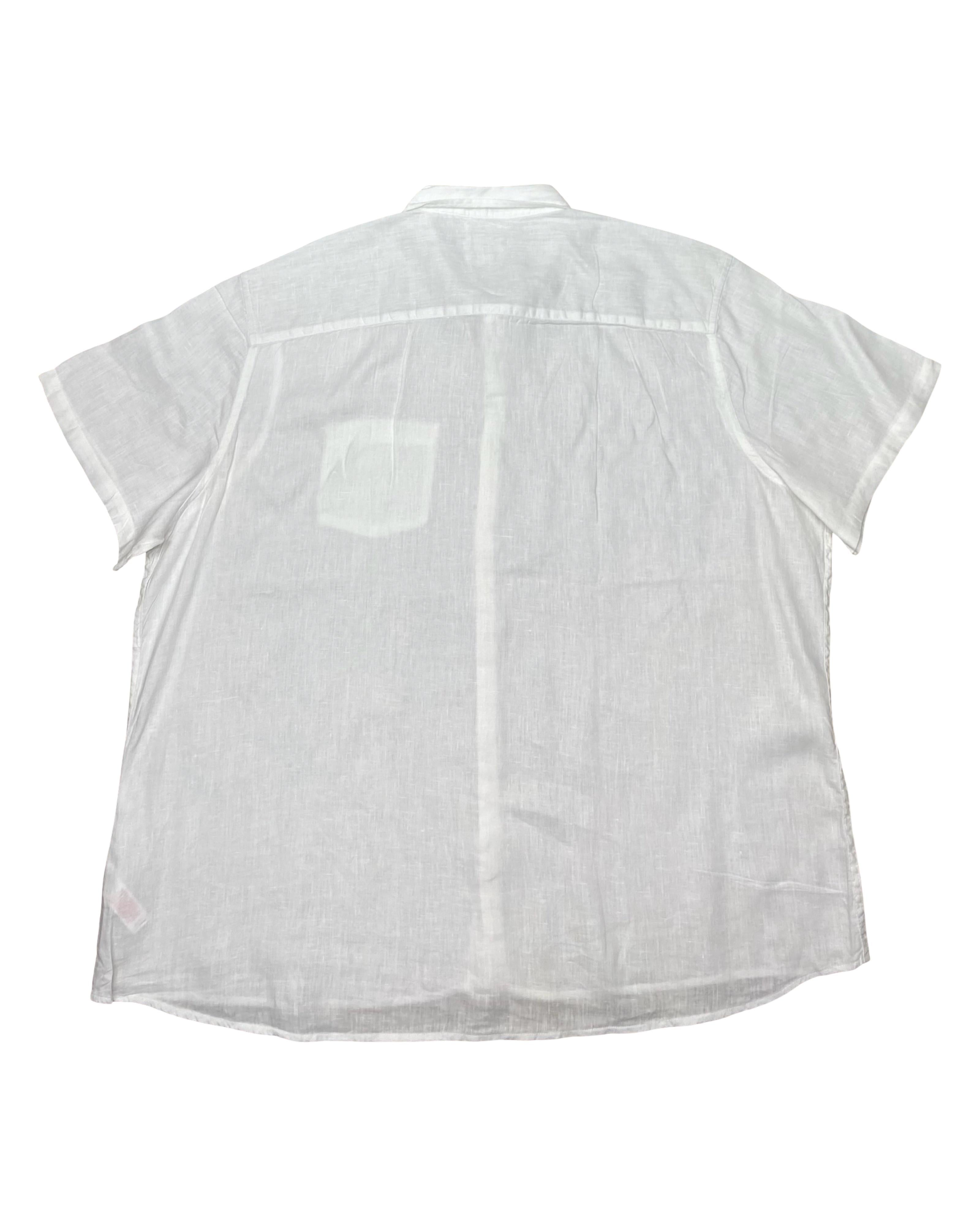 F&F White Linen Shirt | XXL | Chest 29.5”