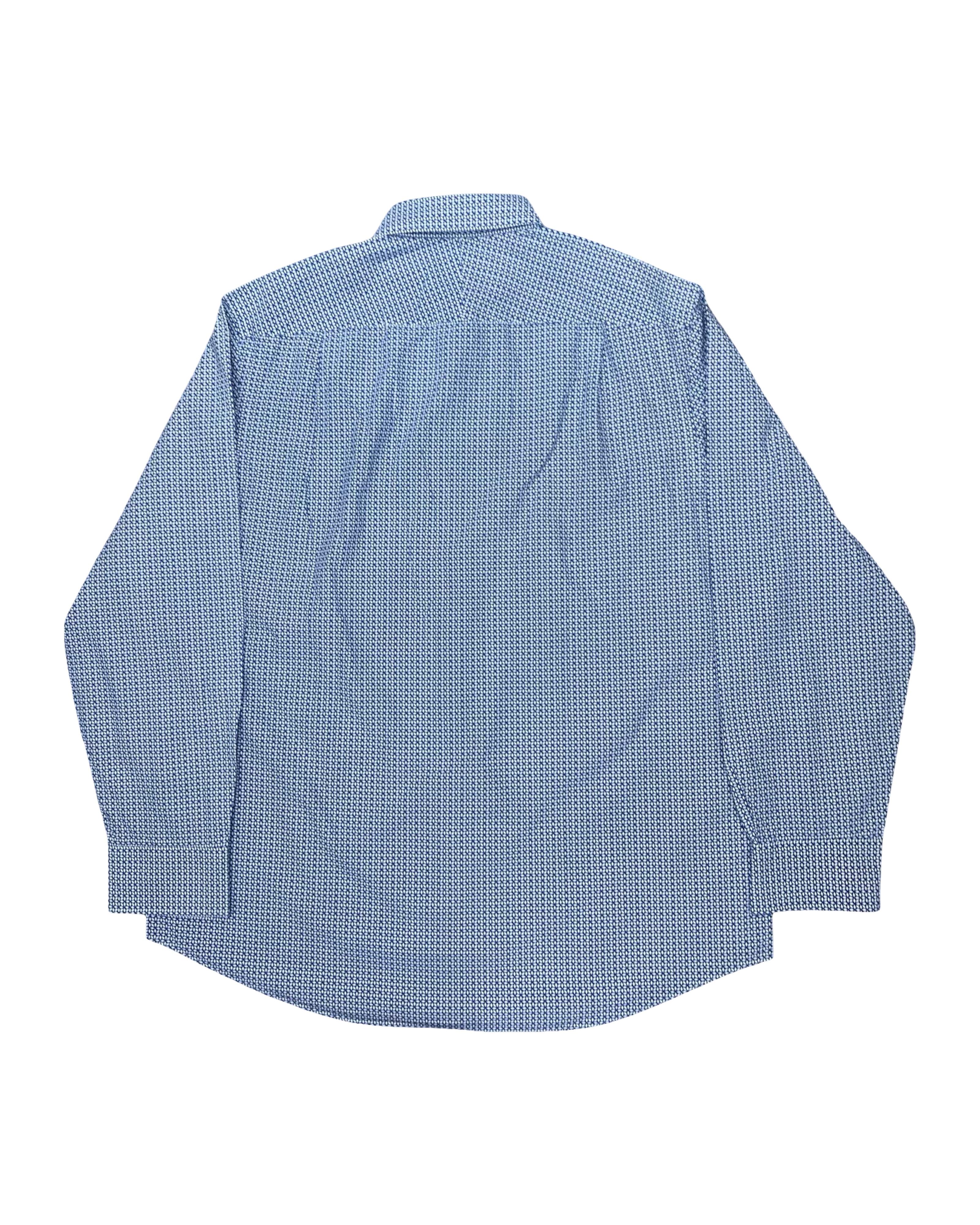 Charles Tyrwhitt Geometric Print Shirt | Large | Chest 24.5”