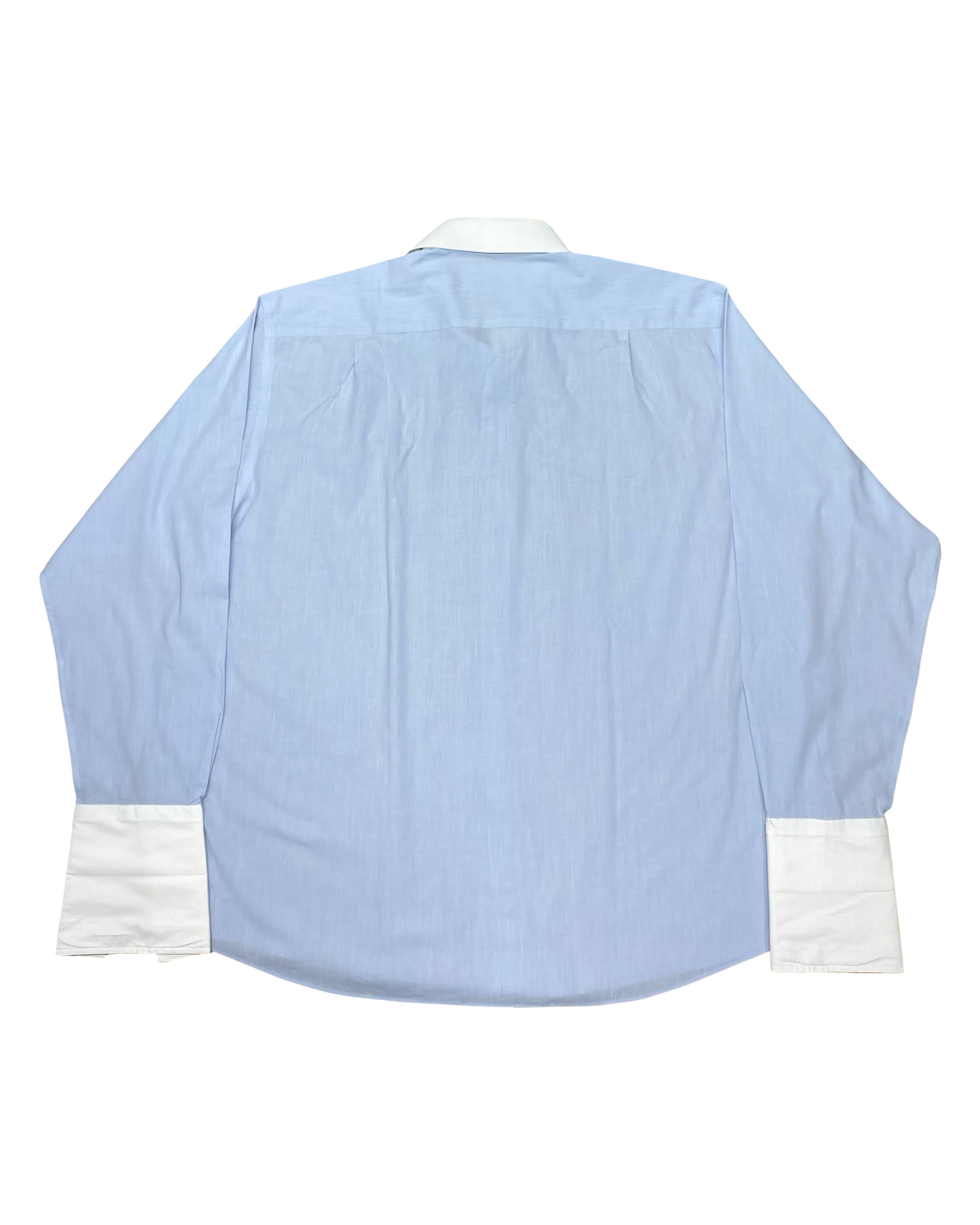 Dehavilland Contrast Collar Shirt | XXL | Chest 27.5”