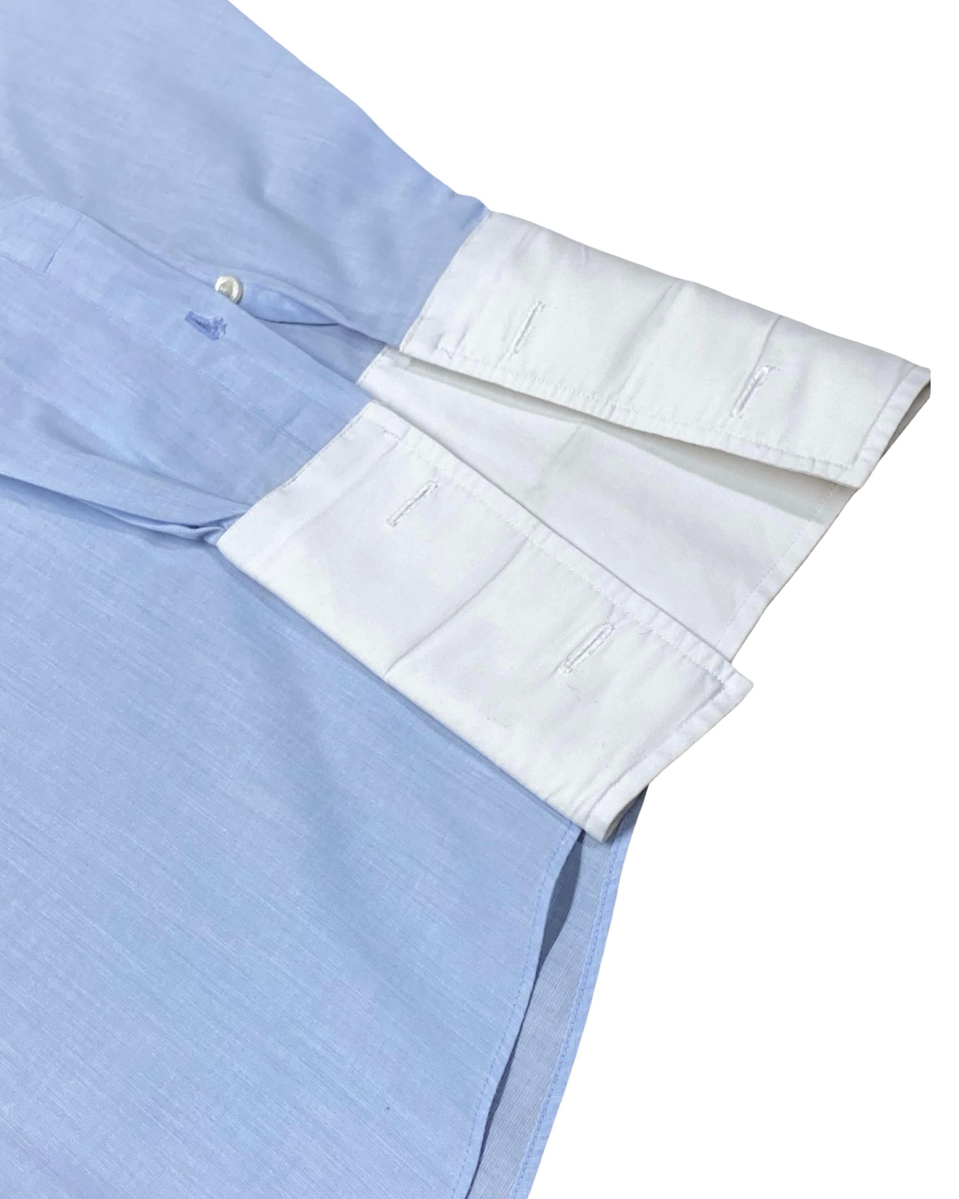 Dehavilland Contrast Collar Shirt | XXL | Chest 27.5”