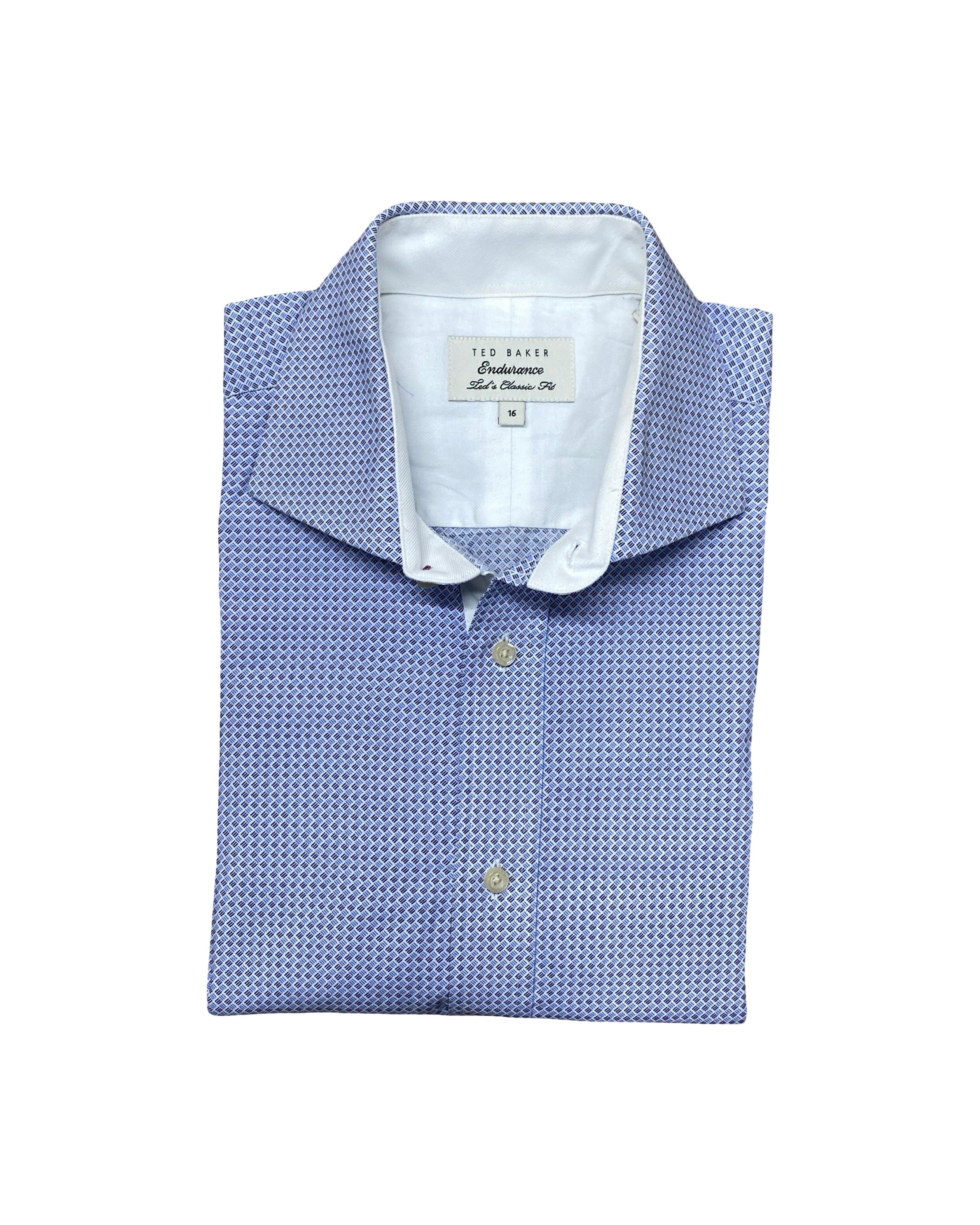 Ted Baker Dress Shirt | Medium | Chest 22.5”