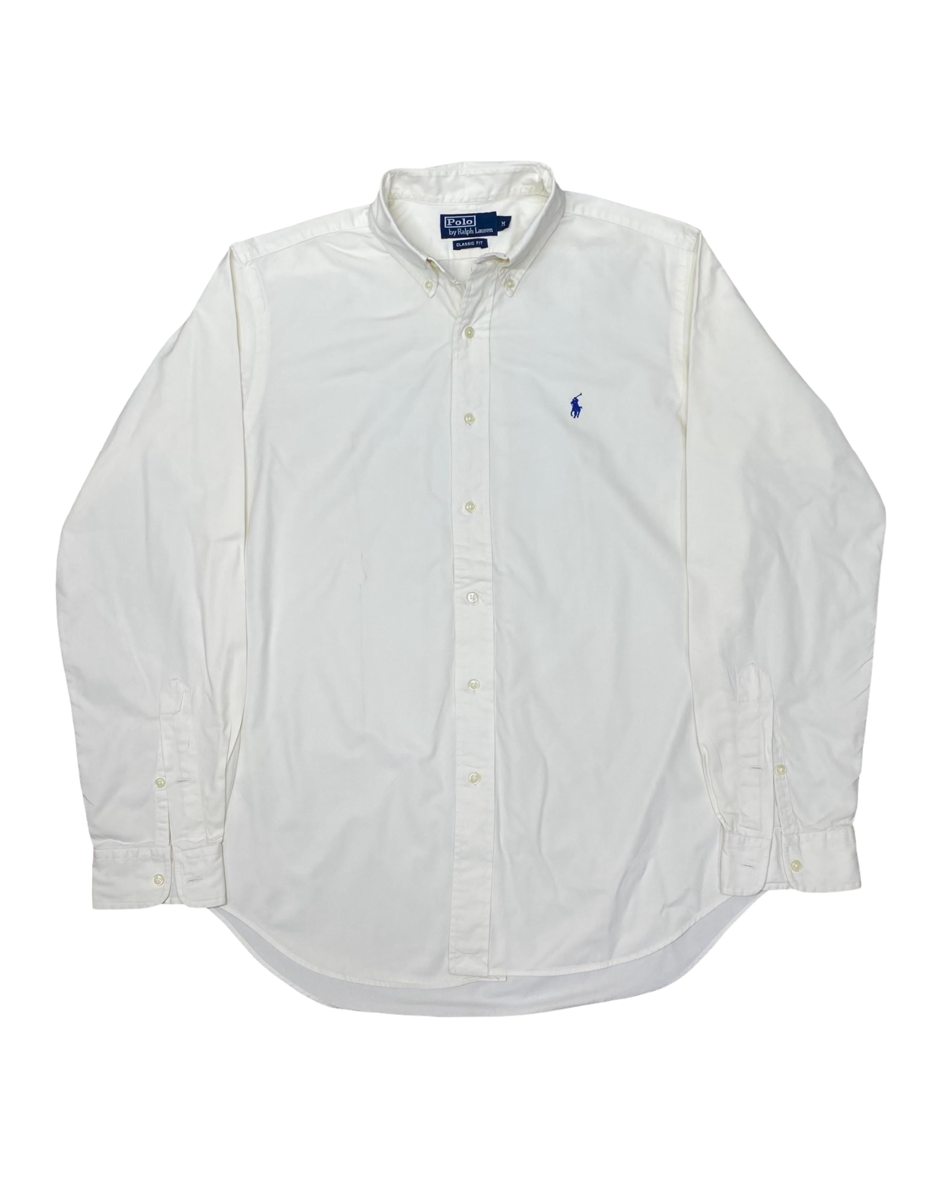 Ralph Lauren White Oxford Shirt | Medium | Chest 24”