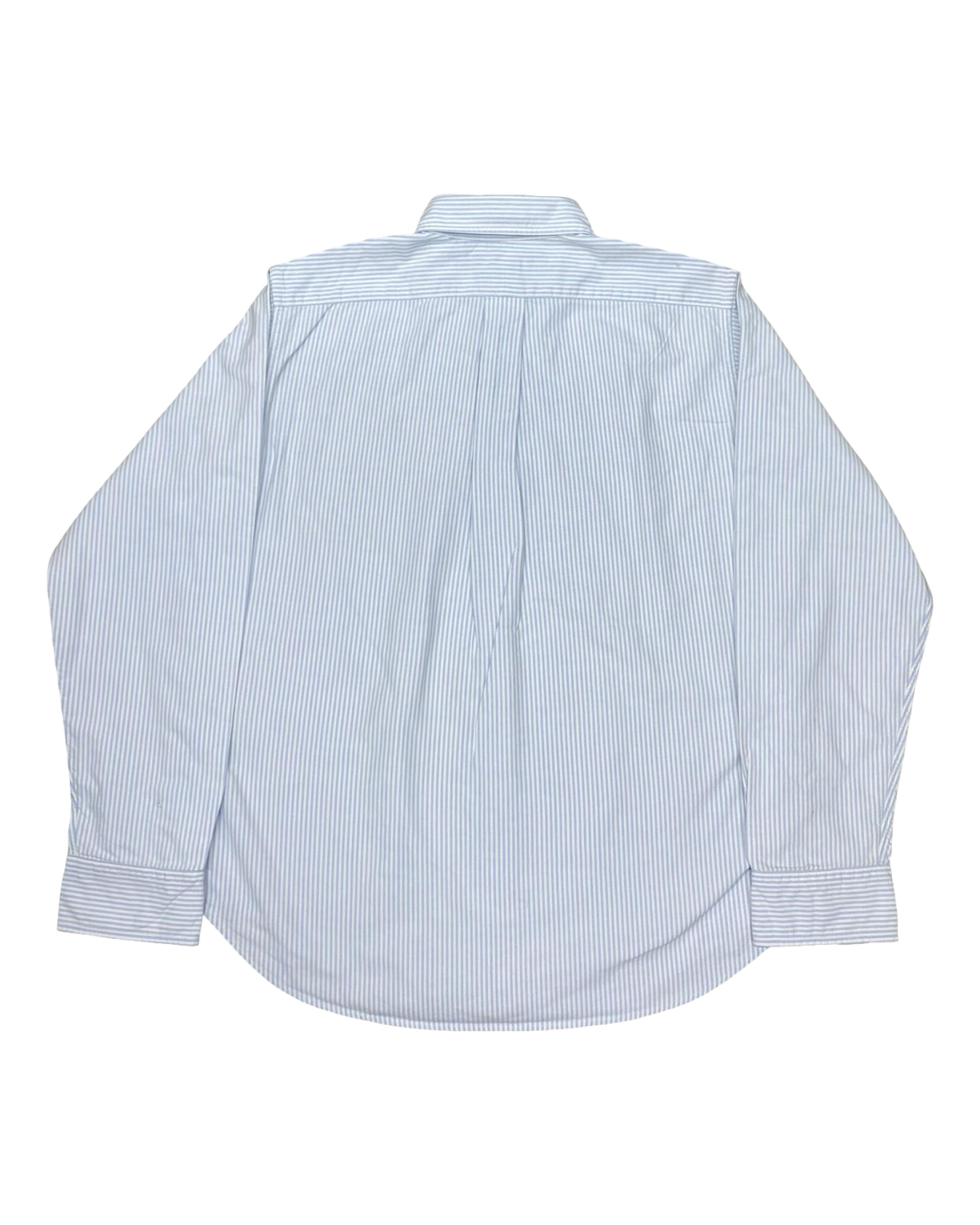 Ralph Lauren Blue & White Striped Shirt | Medium | Chest 21”