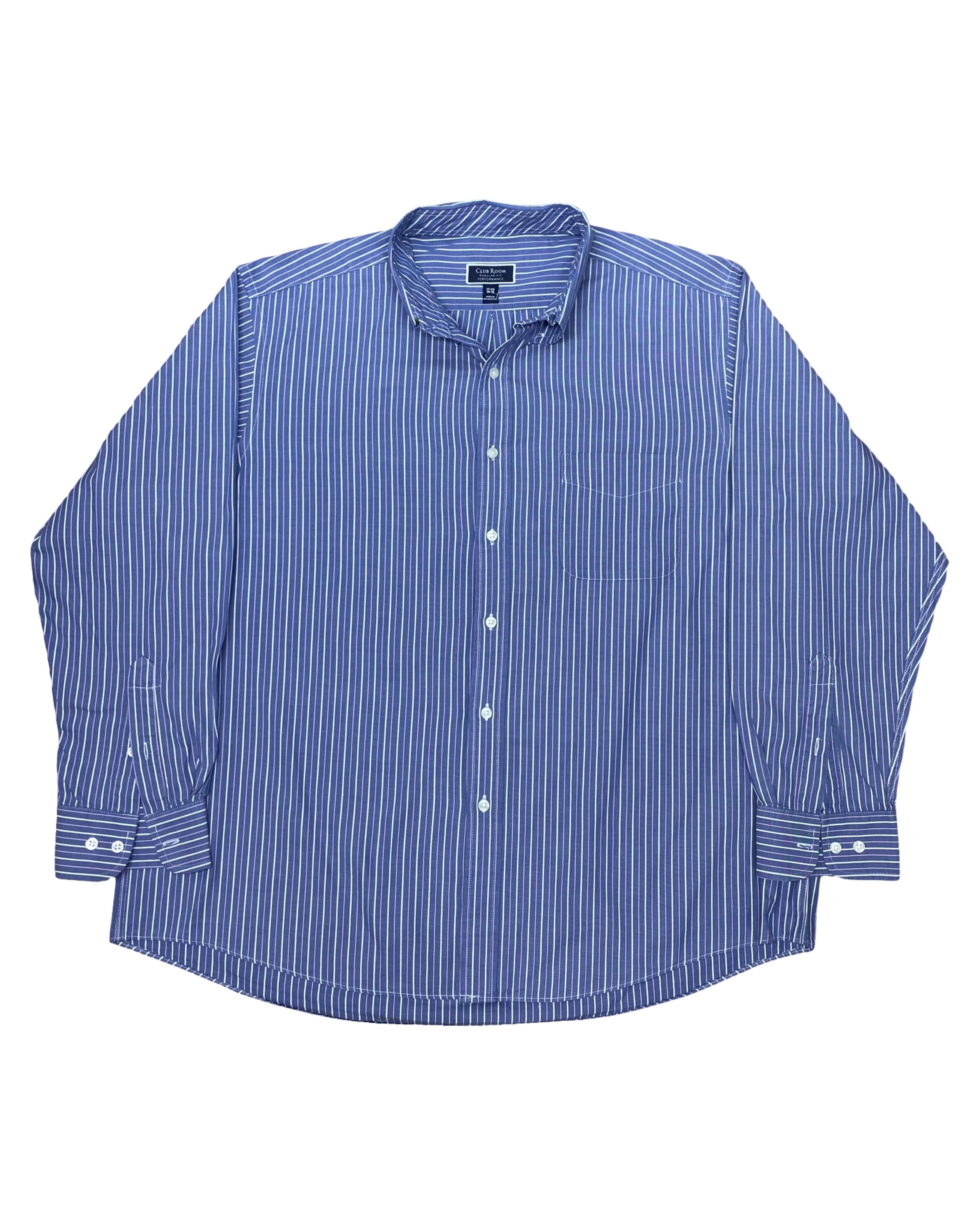 Club Room Striped Shirt | XXL | Chest 28”