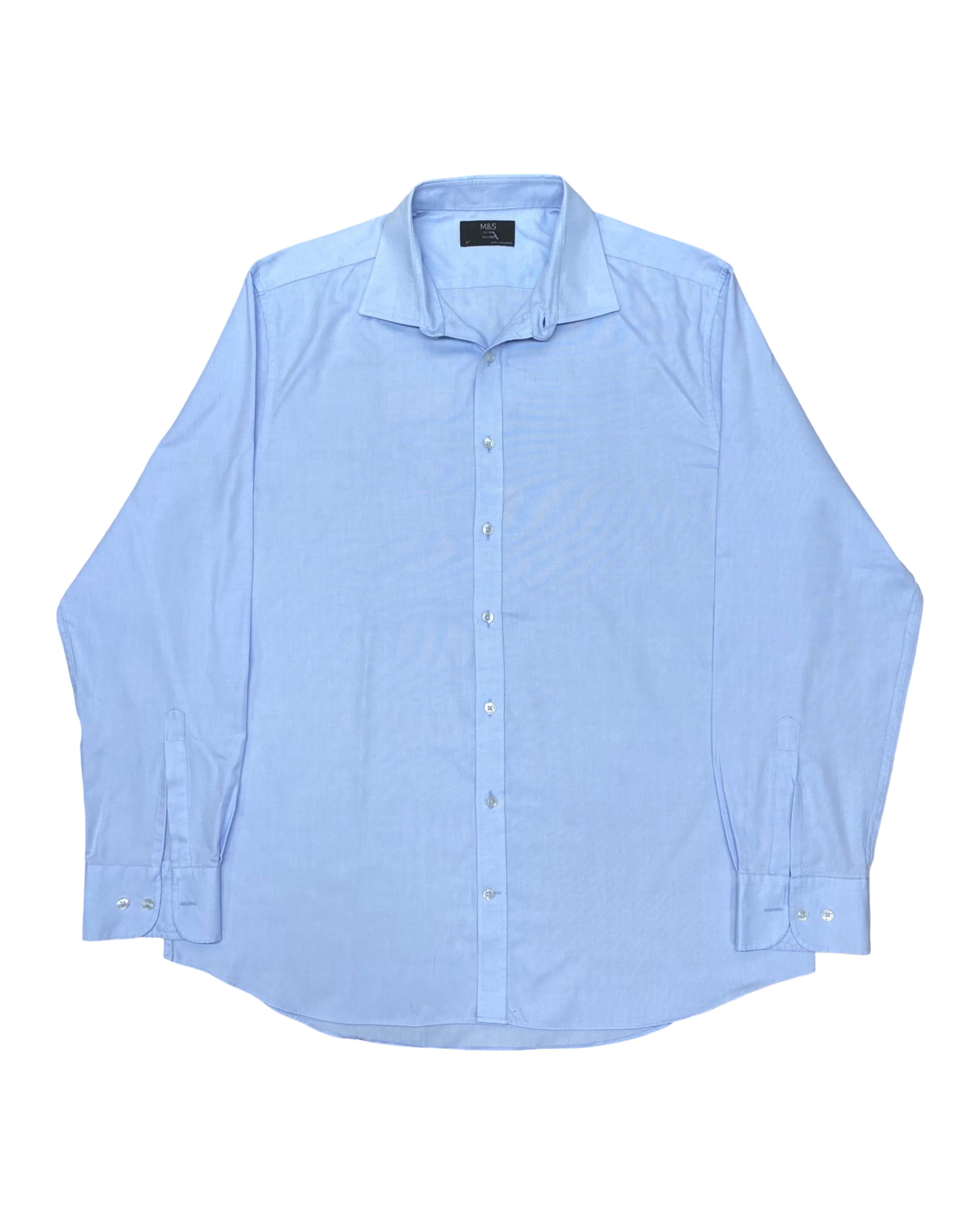 M&S Tailored Shirt | Large | Chest 24.5”