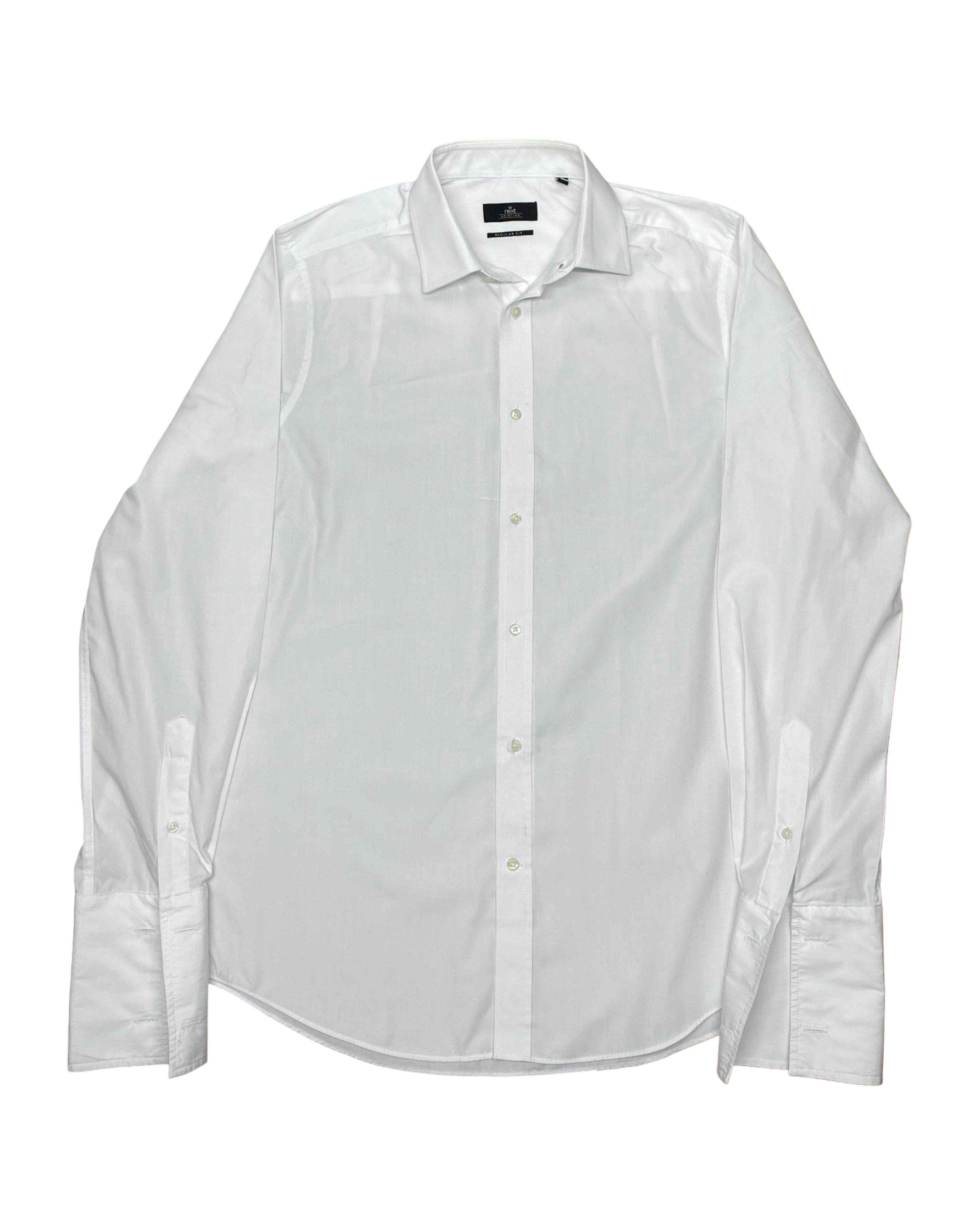 Next White Dress Shirt | Medium | Chest 21.5”