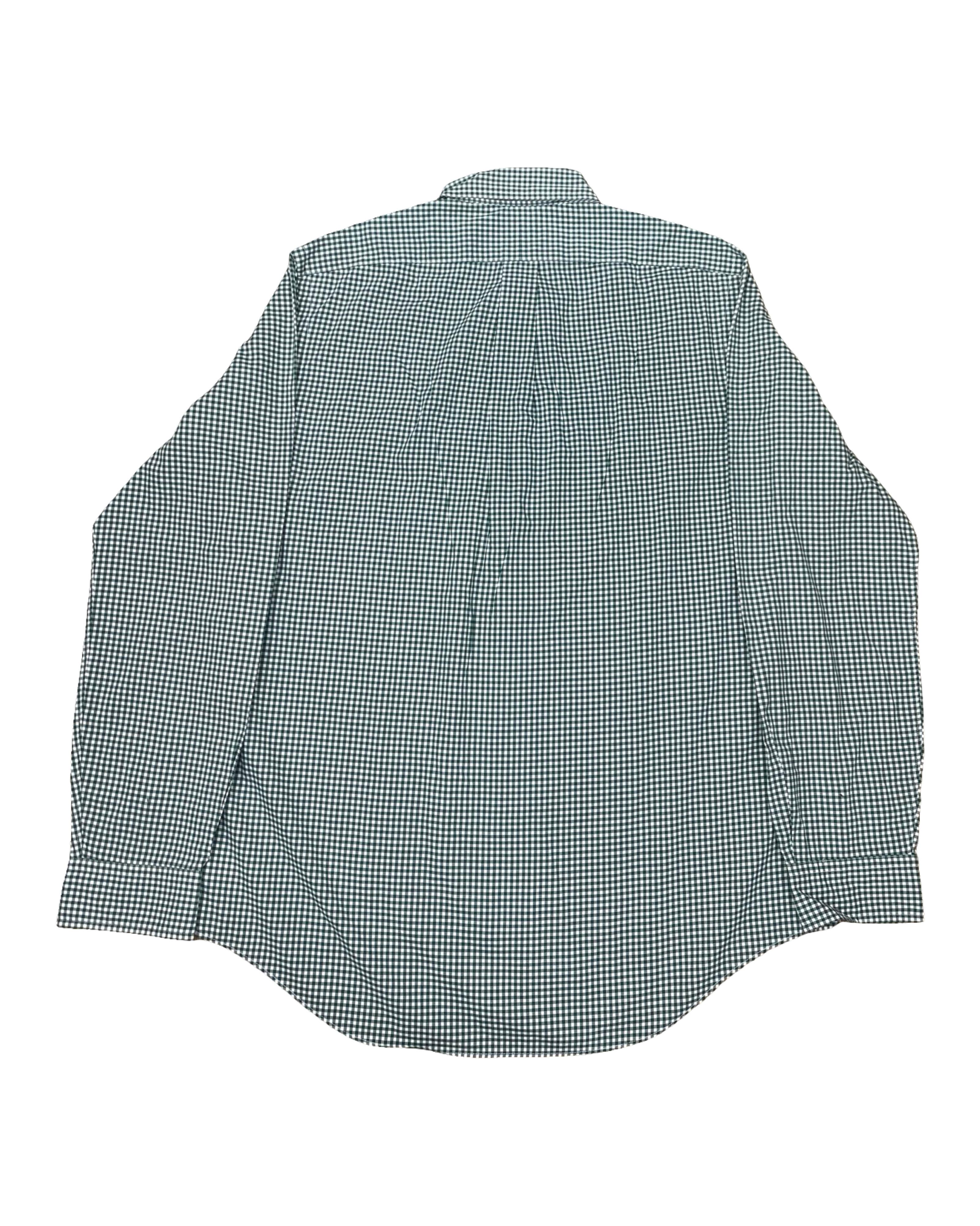 Ralph Lauren Green Gingham Check Shirt | Medium | Chest 23.5”